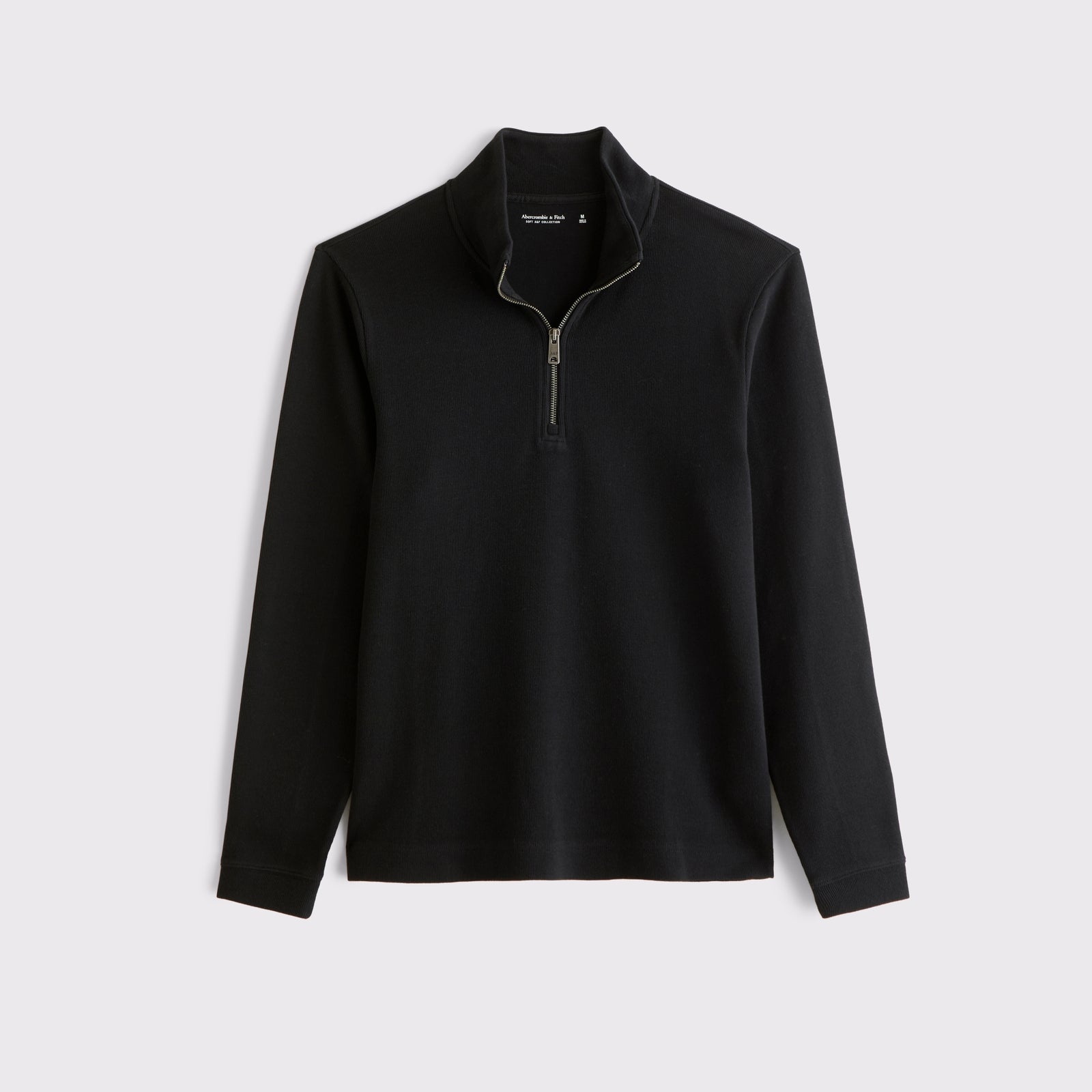 Abercrombie 100% Cotton French Rib Half-Zip