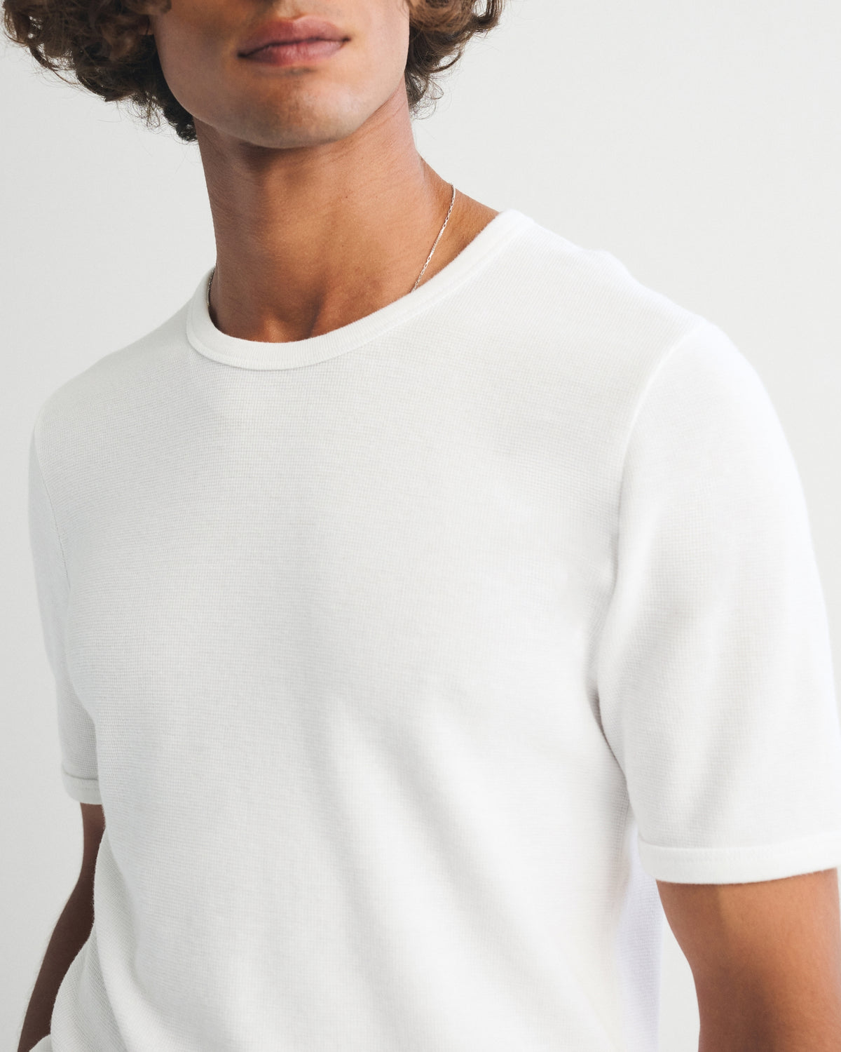 Abercrombie Slim Micro-Waffle Tee