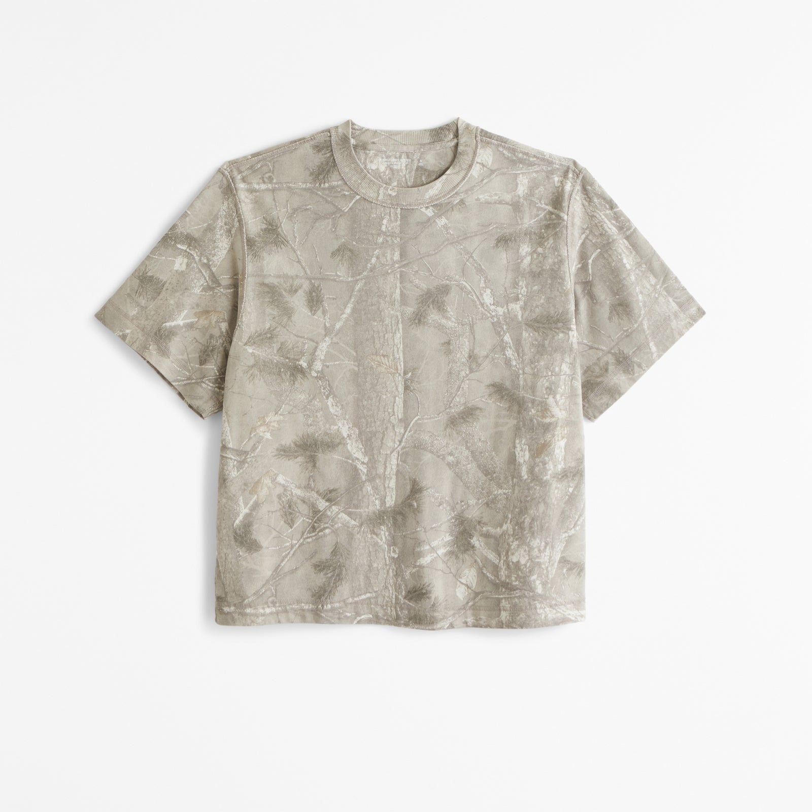 Abercrombie Premium Heavyweight Cropped Tee