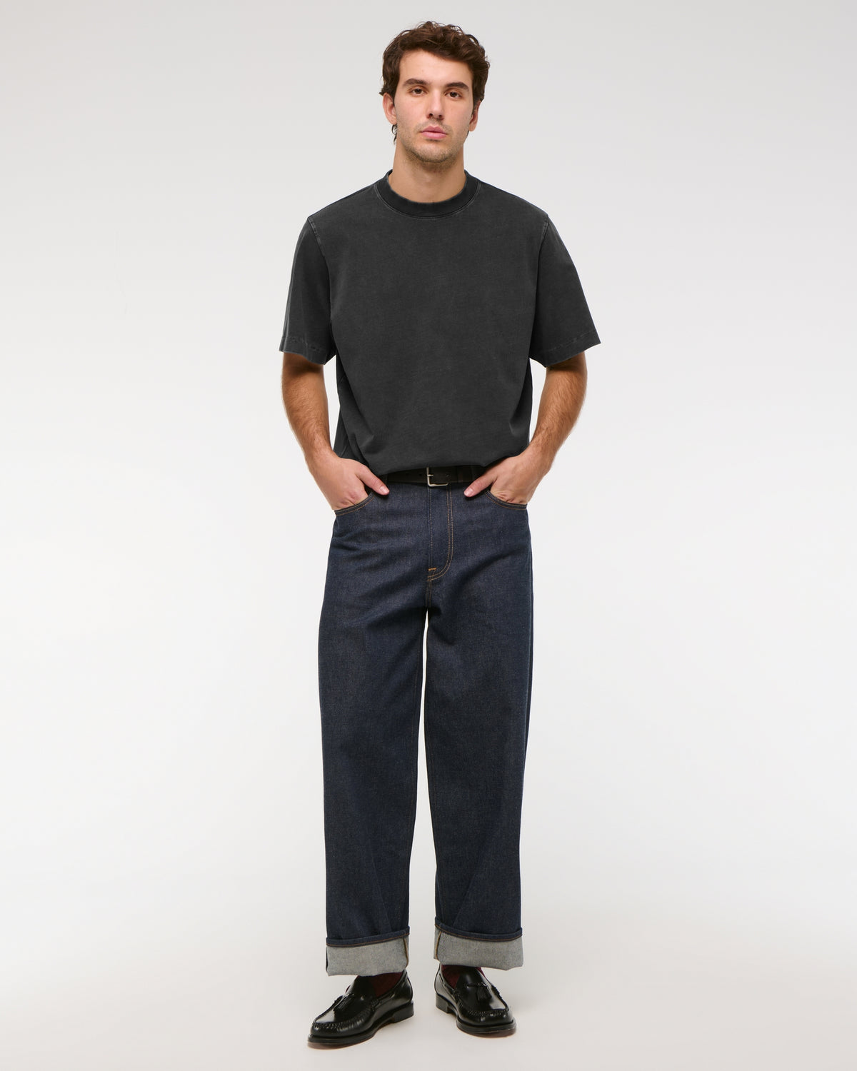 Abercrombie Premium Heavyweight Cropped Tee