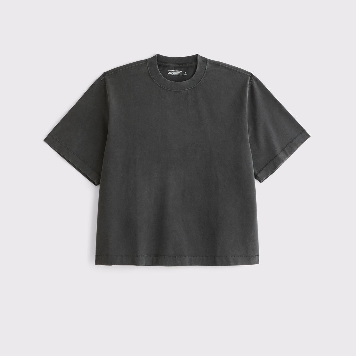Abercrombie Premium Heavyweight Cropped Tee