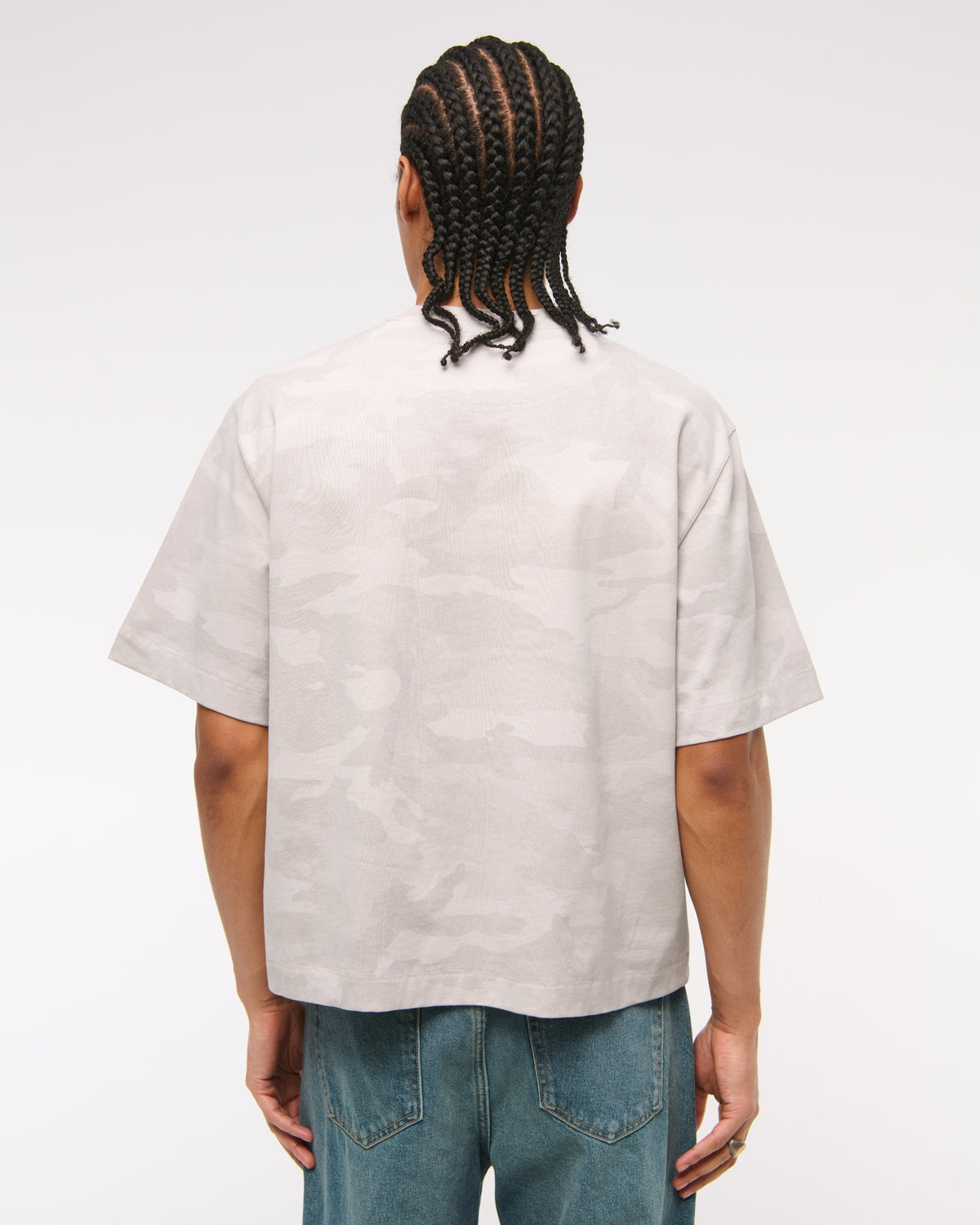 Abercrombie Premium Heavyweight Cropped Tee