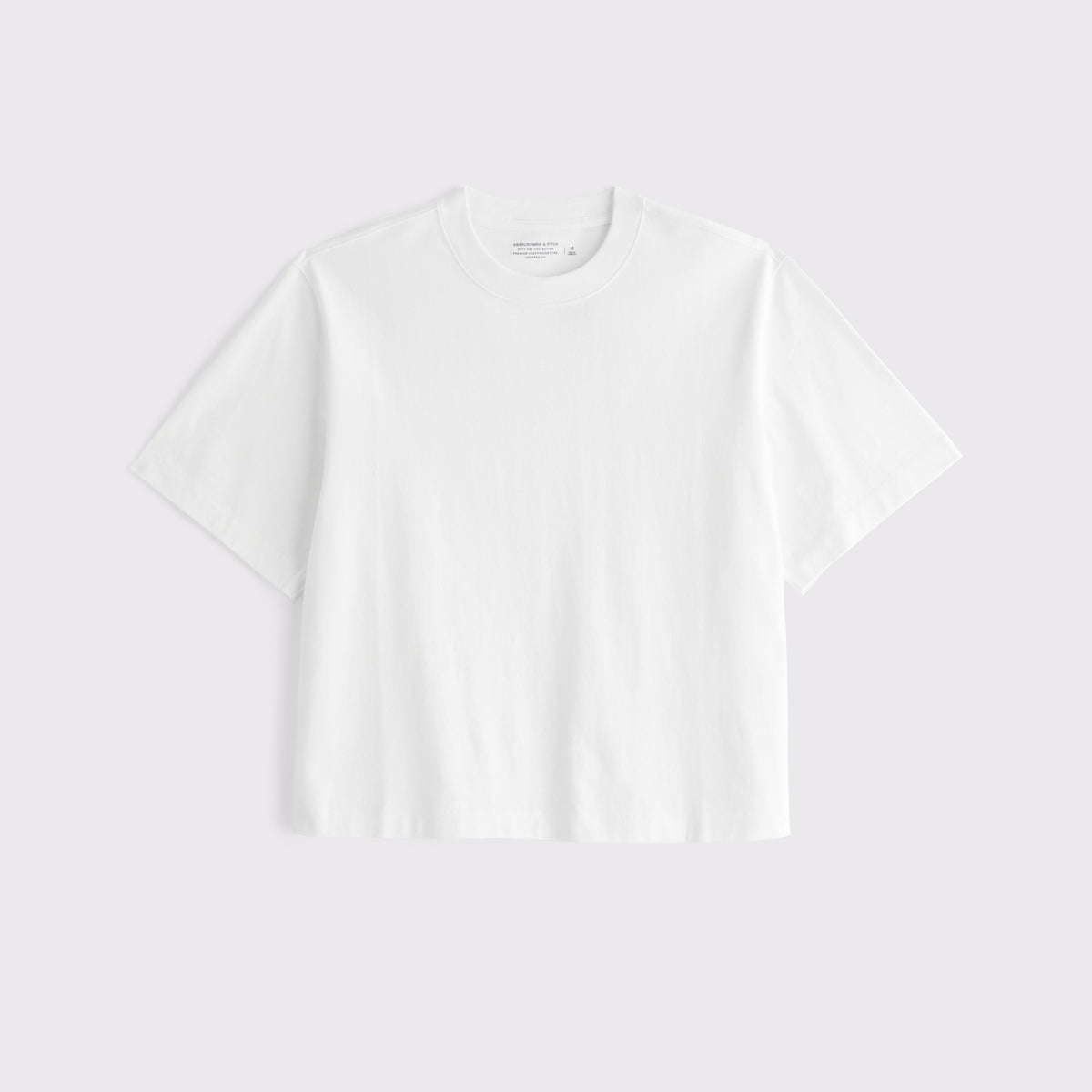 Abercrombie Premium Heavyweight Cropped Tee