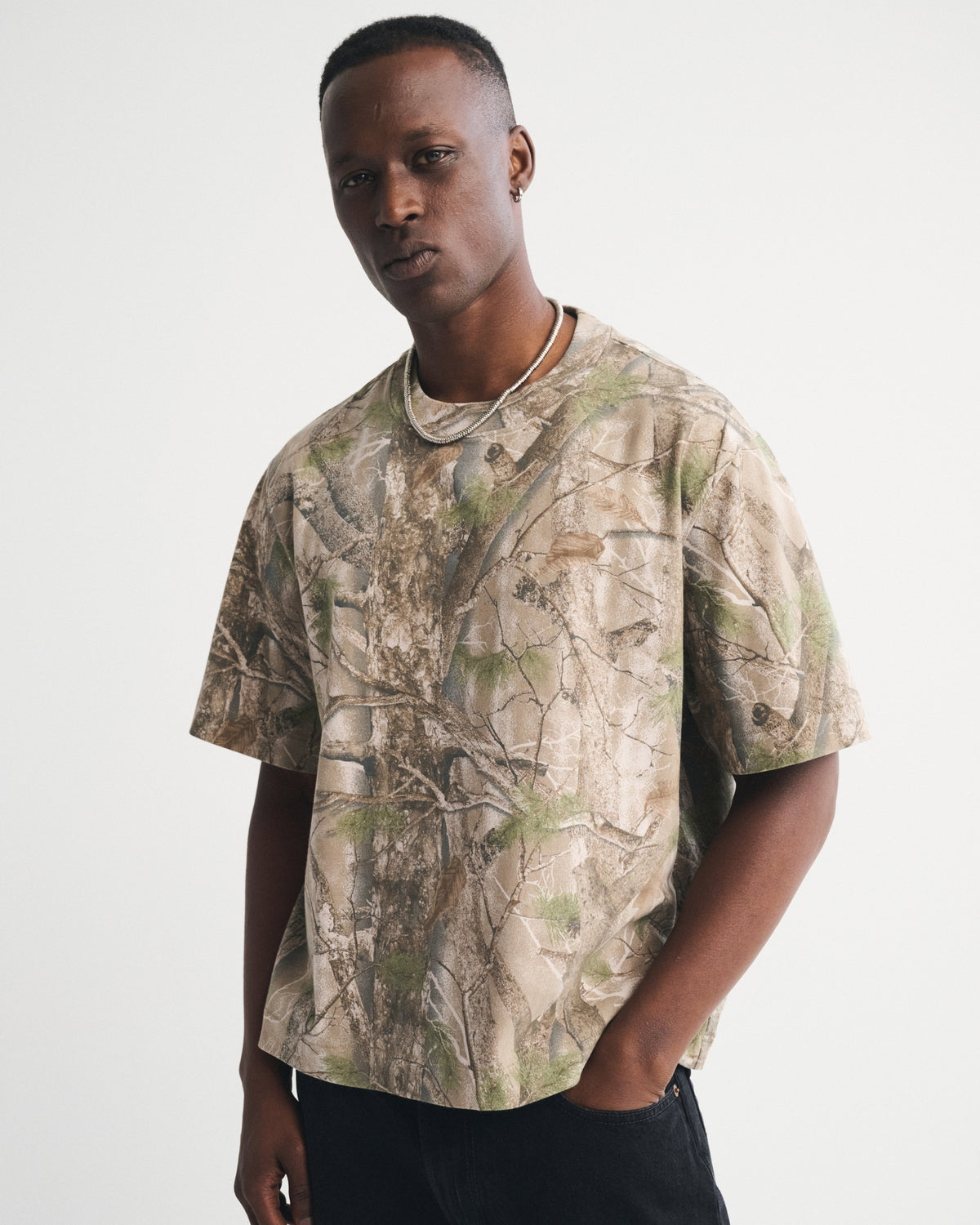 Abercrombie Premium Heavyweight Cropped Tee