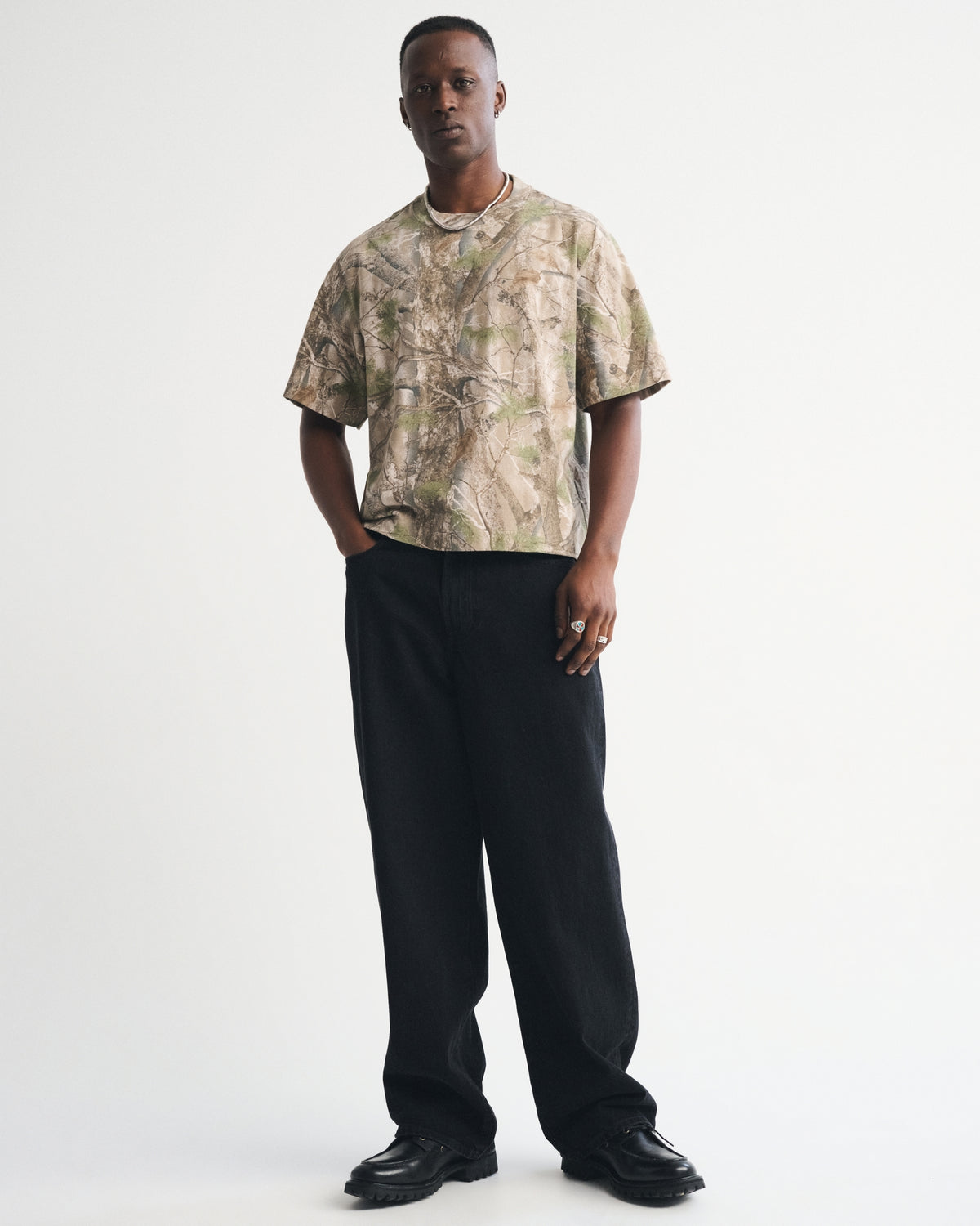 Abercrombie Premium Heavyweight Cropped Tee
