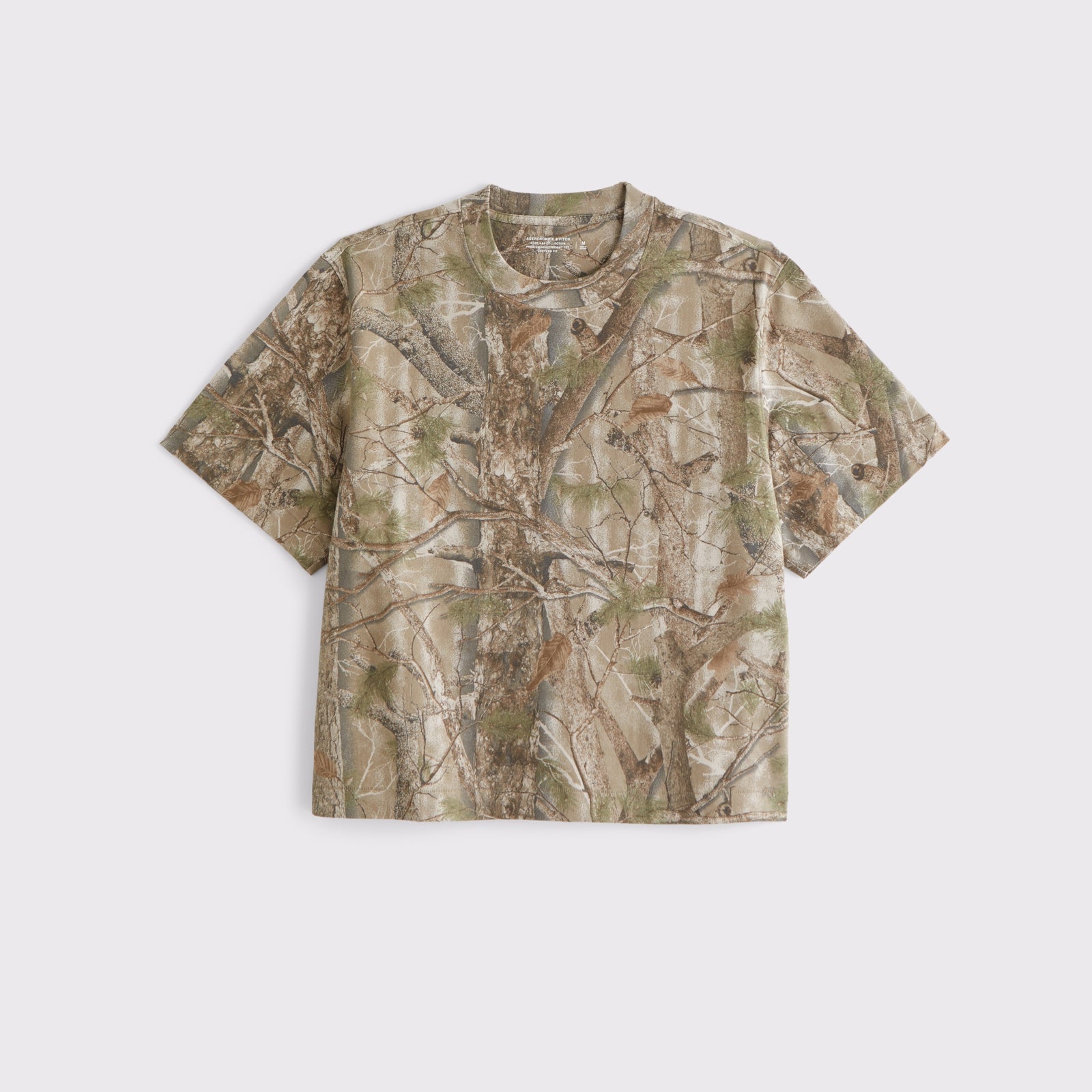 Abercrombie Premium Heavyweight Cropped Tee