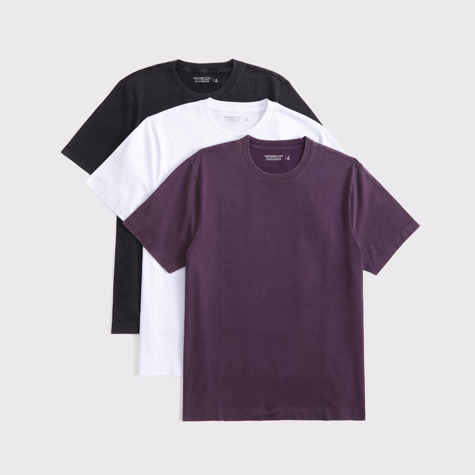 Abercrombie 3-Pack Classic Polished Tees
