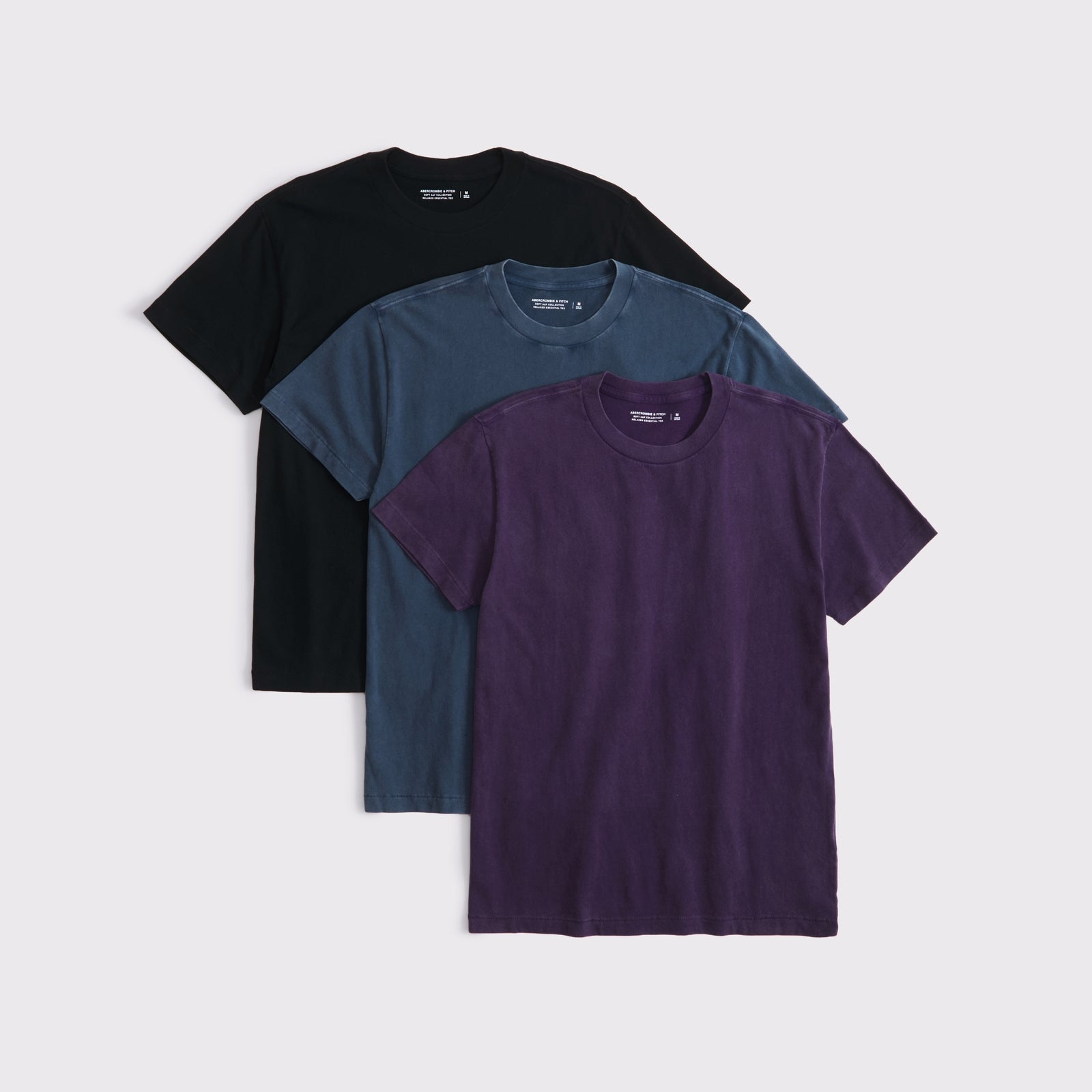 Abercrombie 3-Pack Relaxed Essential Tees