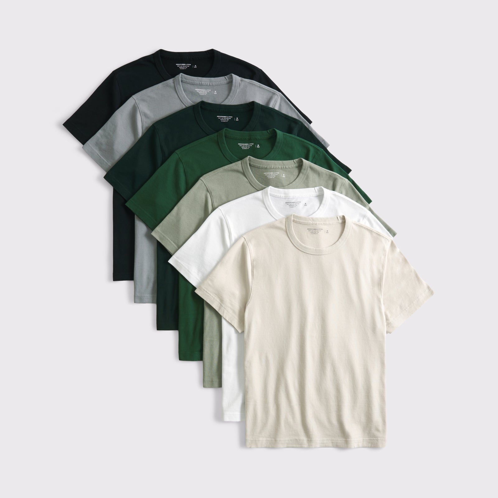 Abercrombie 7-Pack Classic Essential Tees