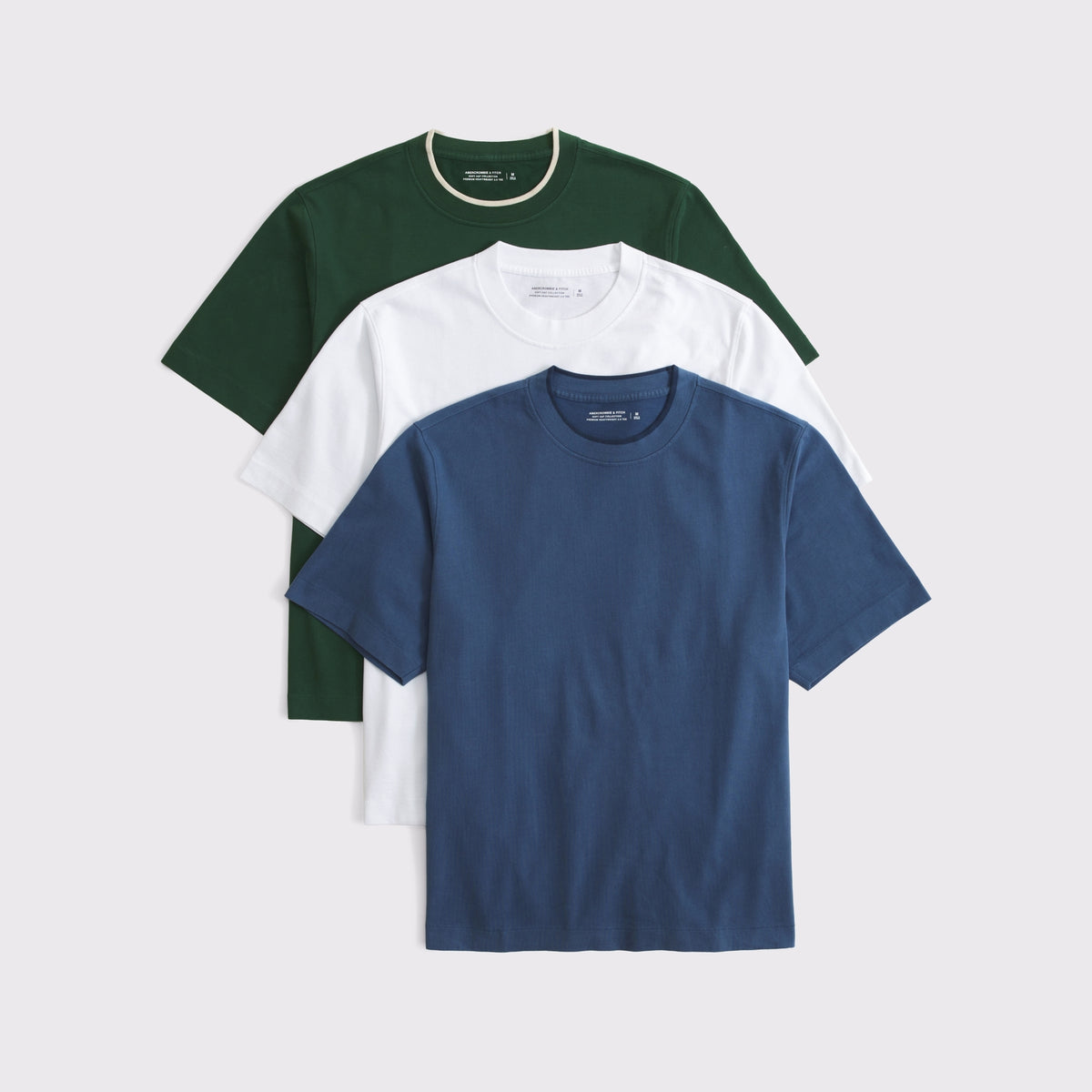 Abercrombie 3-Pack Premium Heavyweight 2.0 Tees