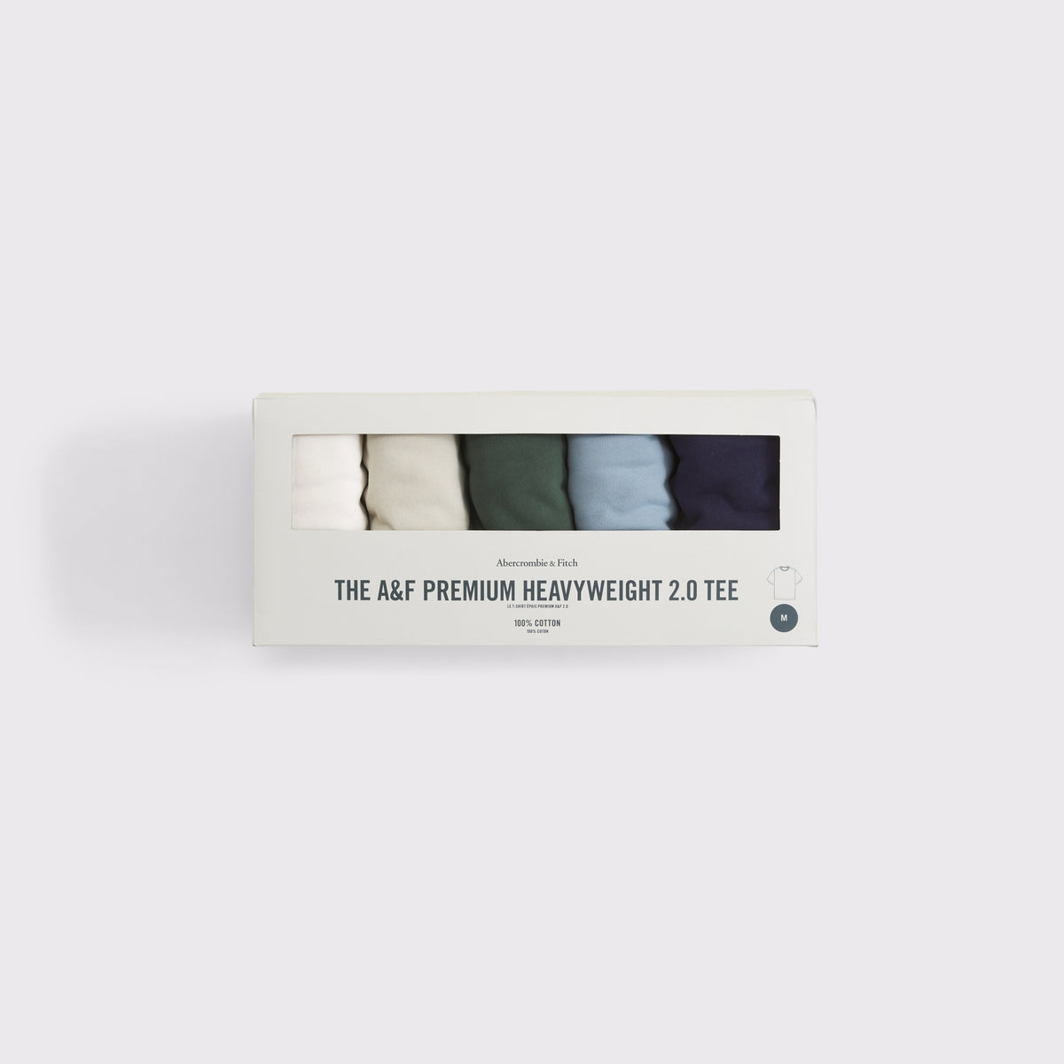Abercrombie 5-Pack Premium Heavyweight 2.0 Tees
