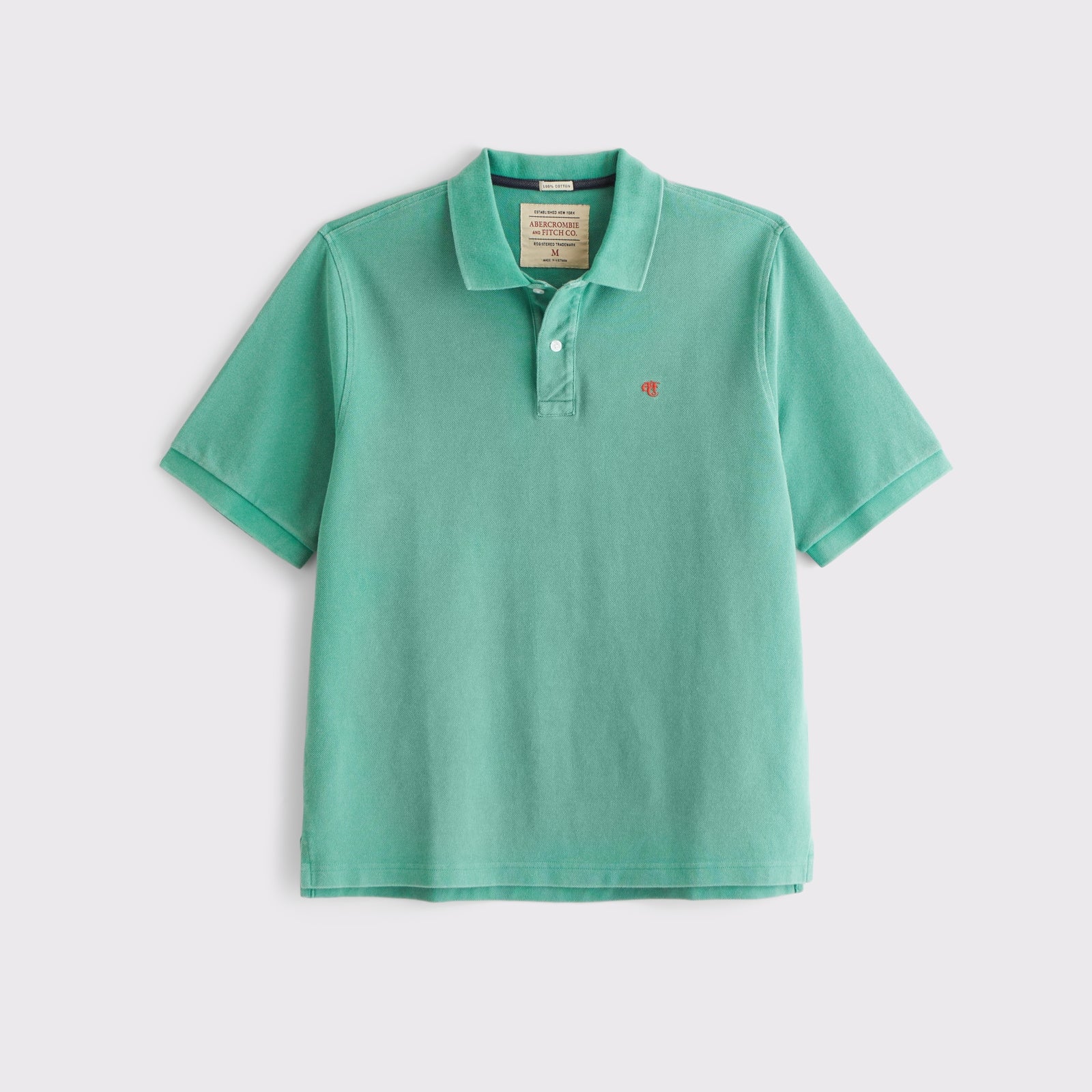 Abercrombie 100% Cotton Icon Pique Polo