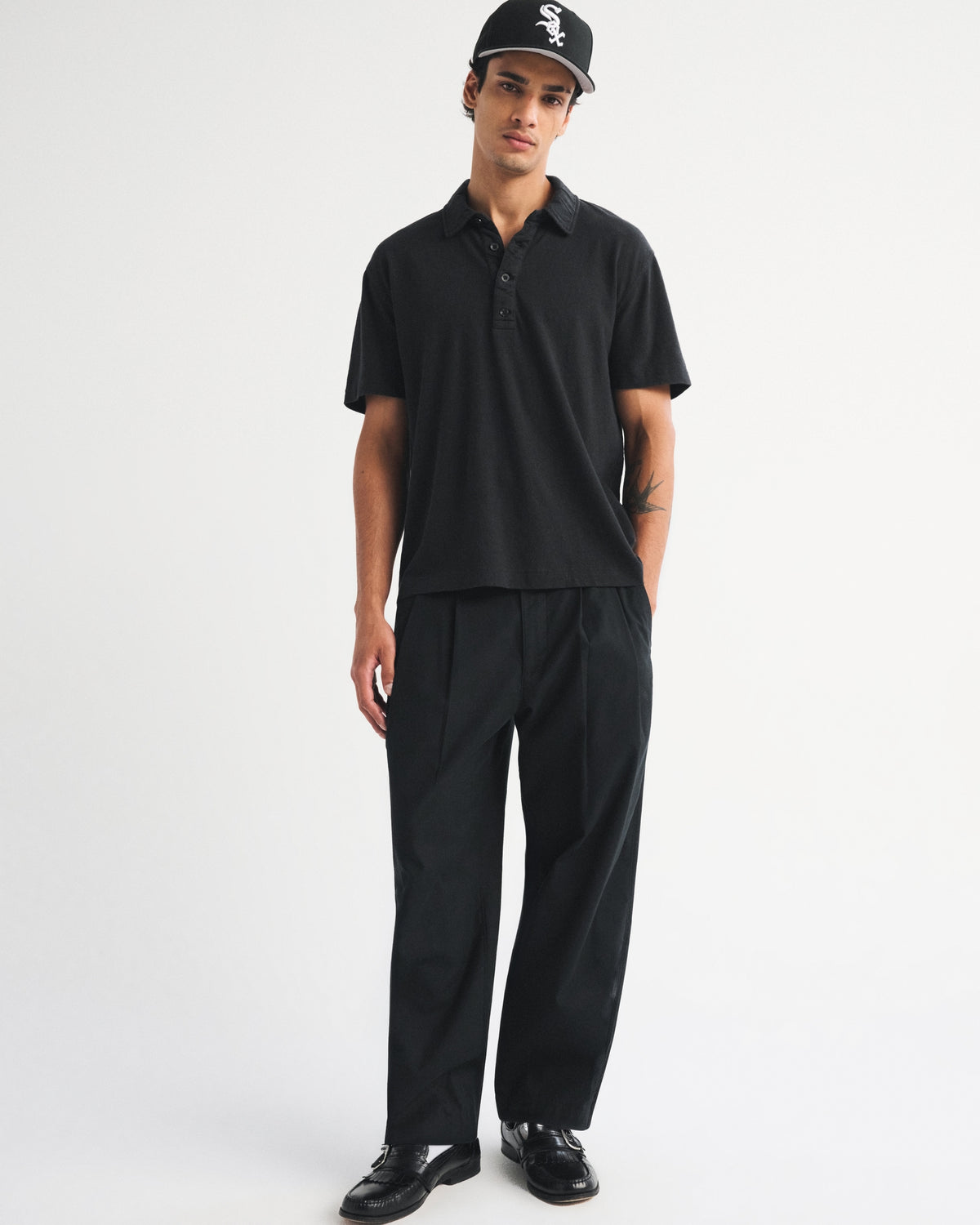 Abercrombie Linen-Blend Polo