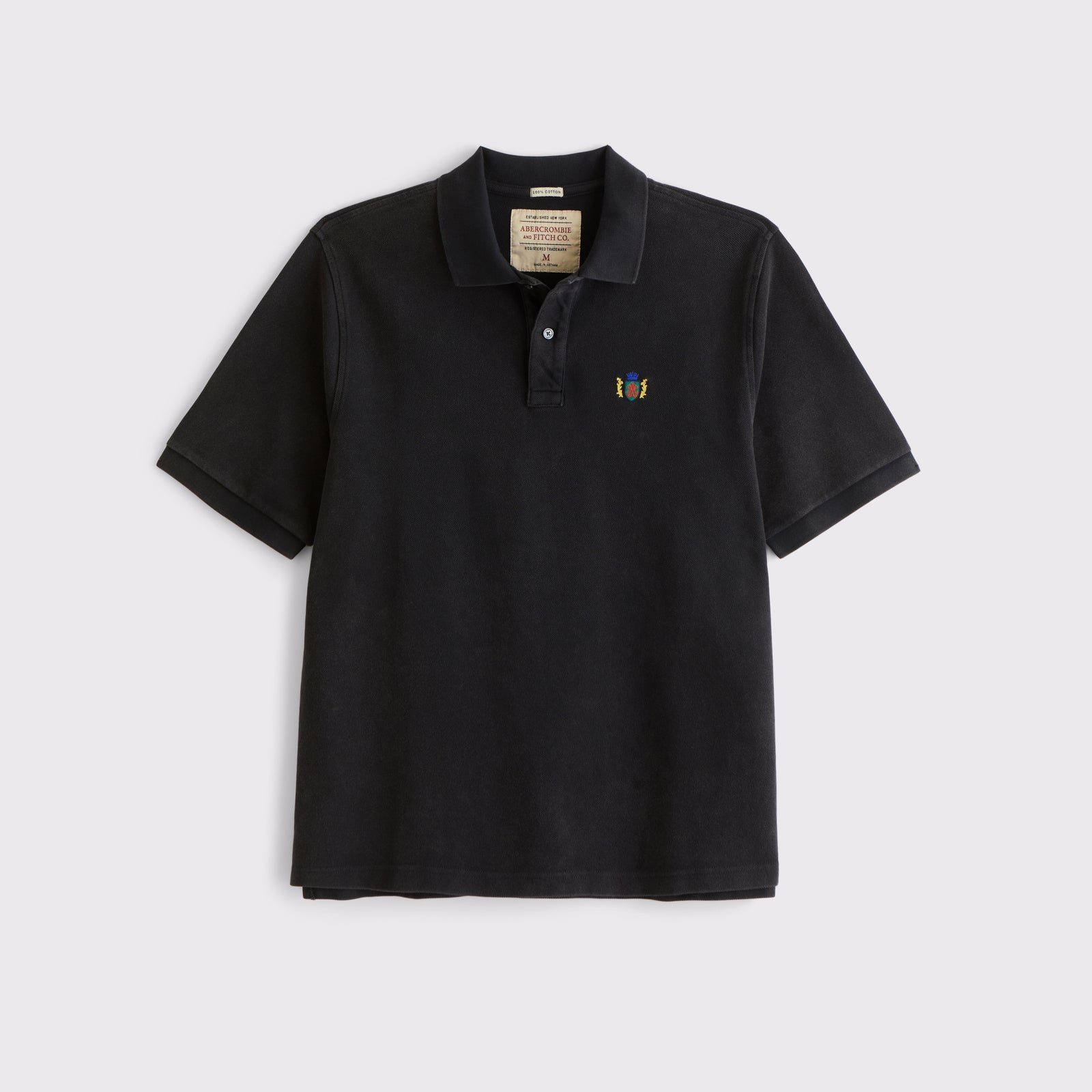 Abercrombie 100% Cotton Icon Pique Polo