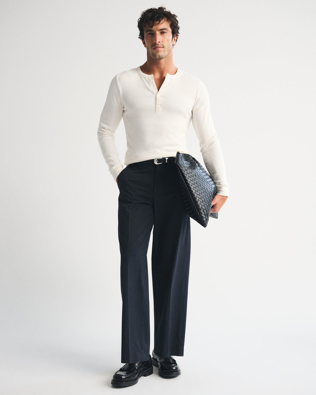 Abercrombie Essential Slim Ribbed Henley