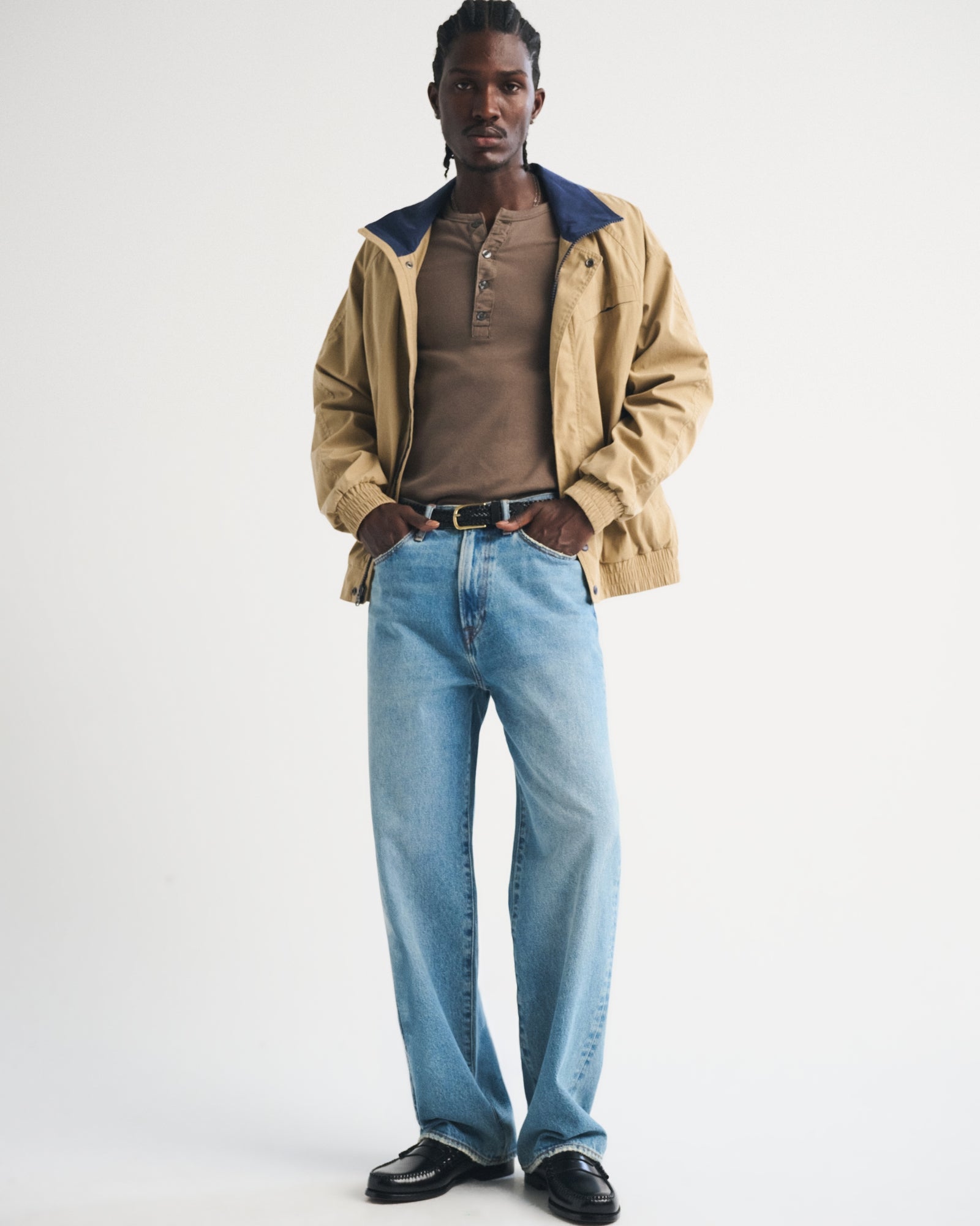 Abercrombie Essential Slim Ribbed Henley