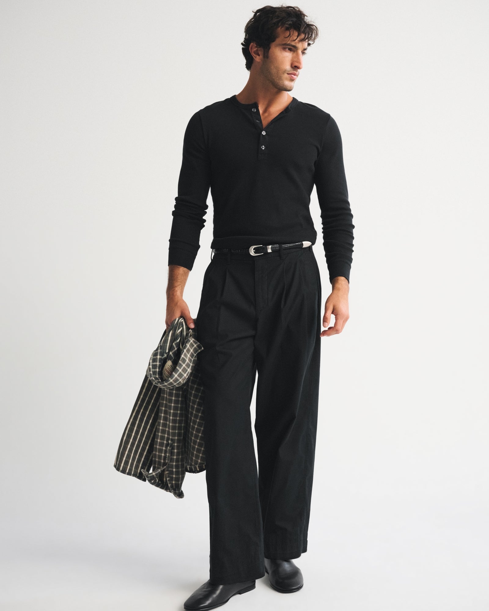 Abercrombie Essential Slim Ribbed Henley