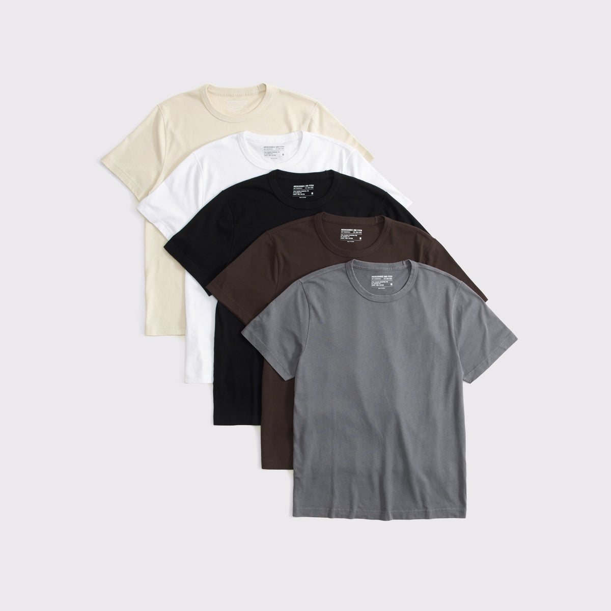 Abercrombie 5-Pack Classic Essential Tee