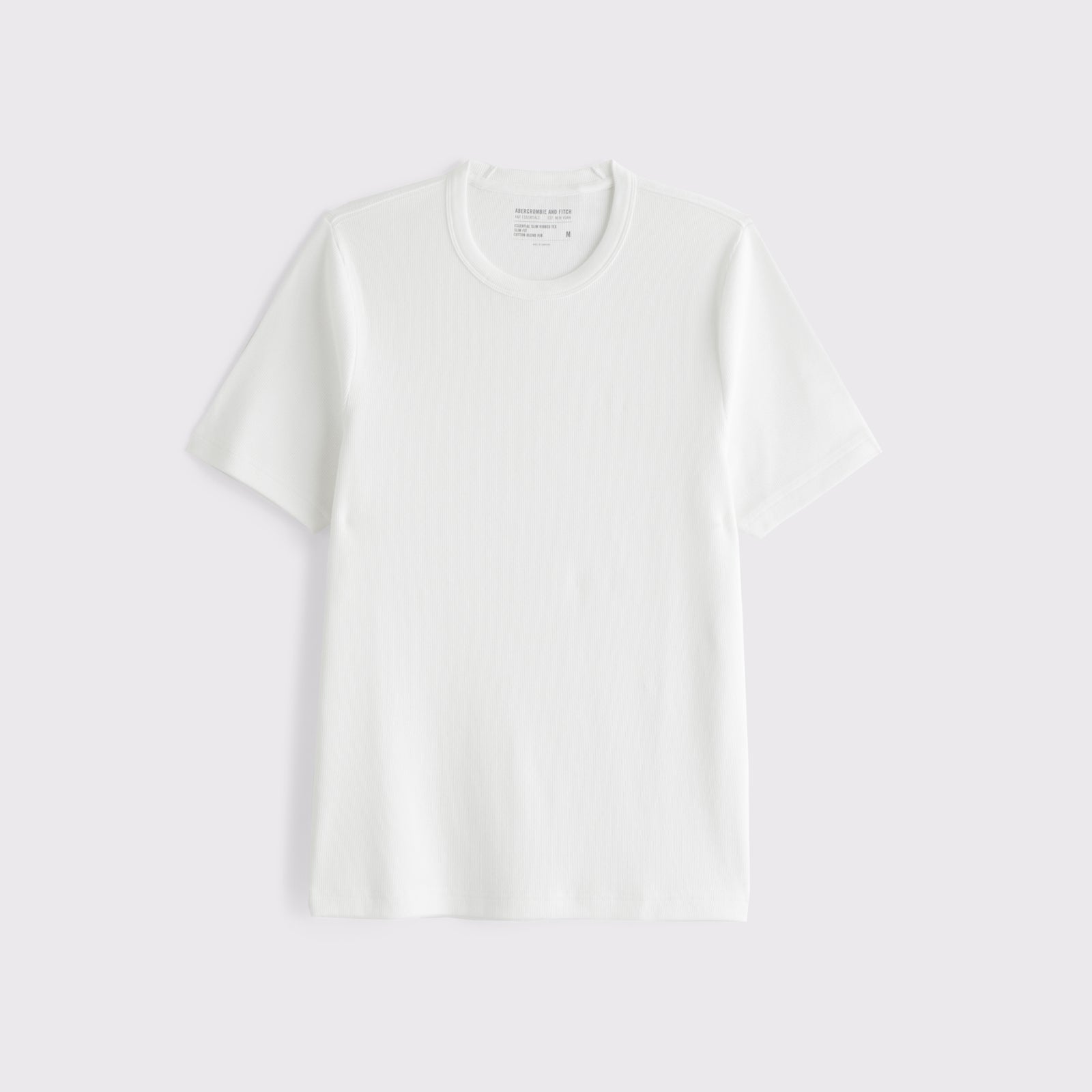 Abercrombie Essential Slim Ribbed Tee