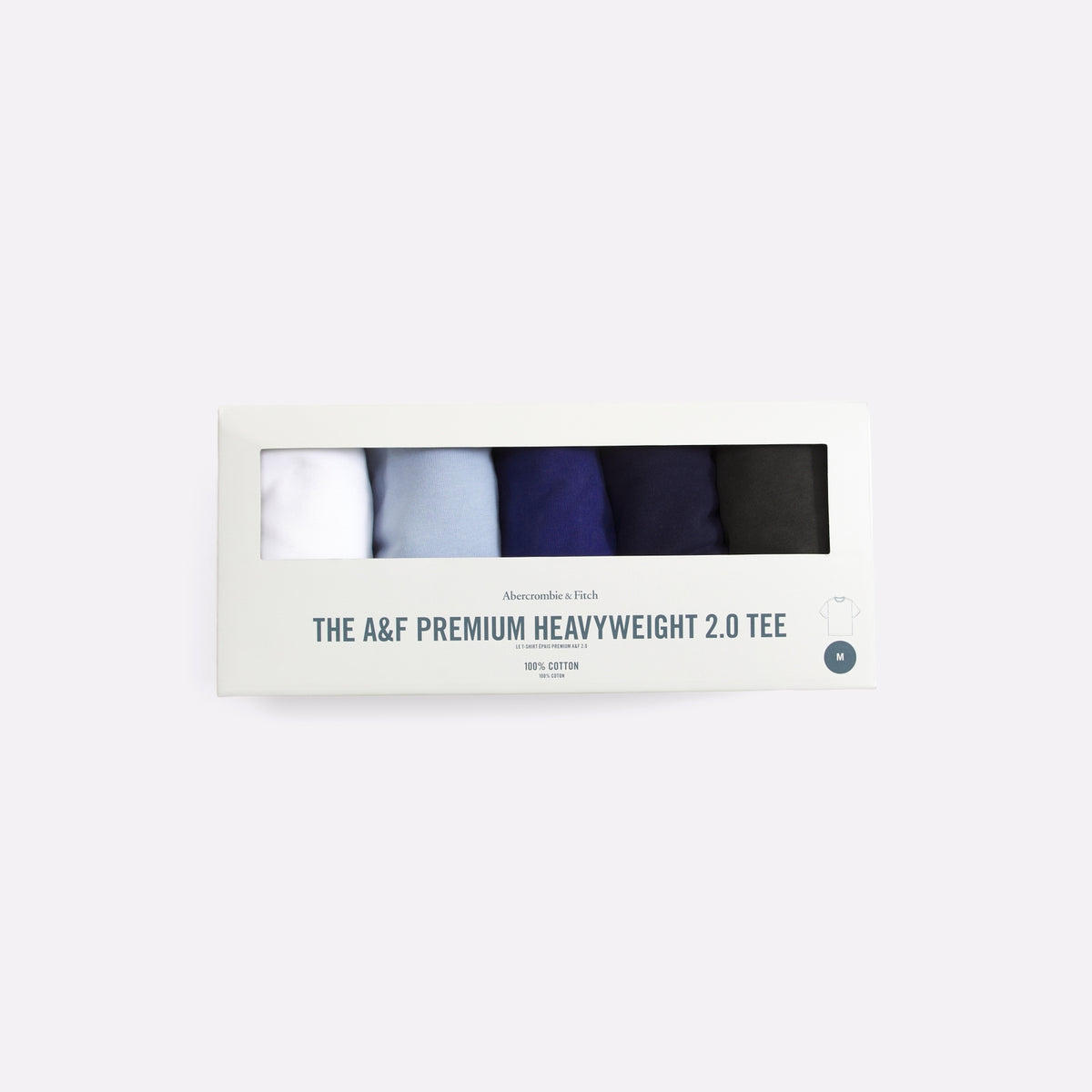 Abercrombie 5-Pack Premium Heavyweight 2.0 Tees