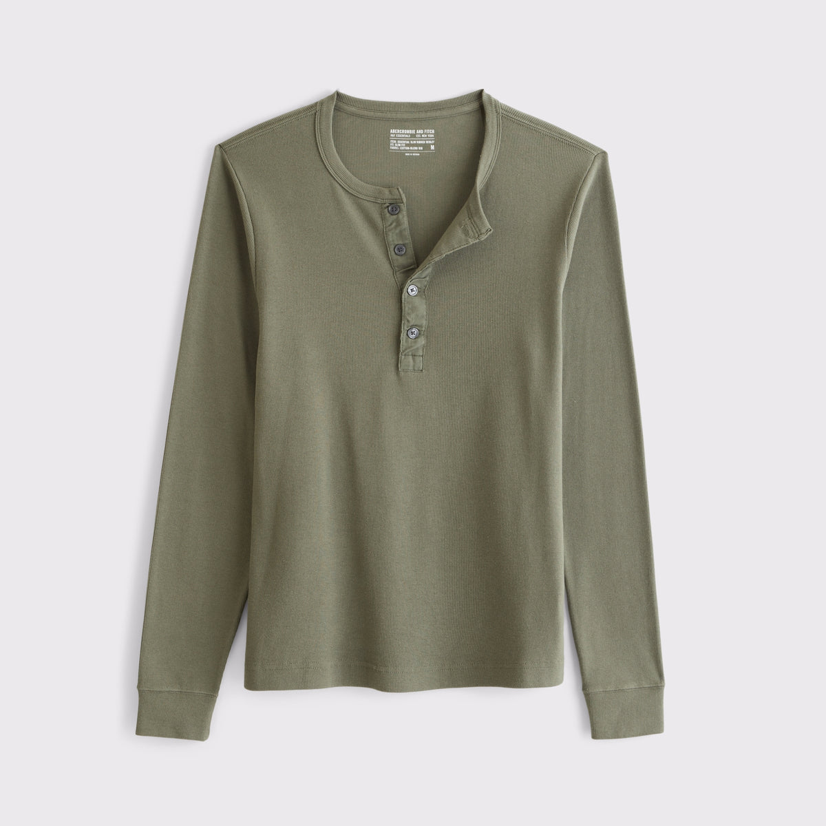 Abercrombie Essential Slim Ribbed Henley