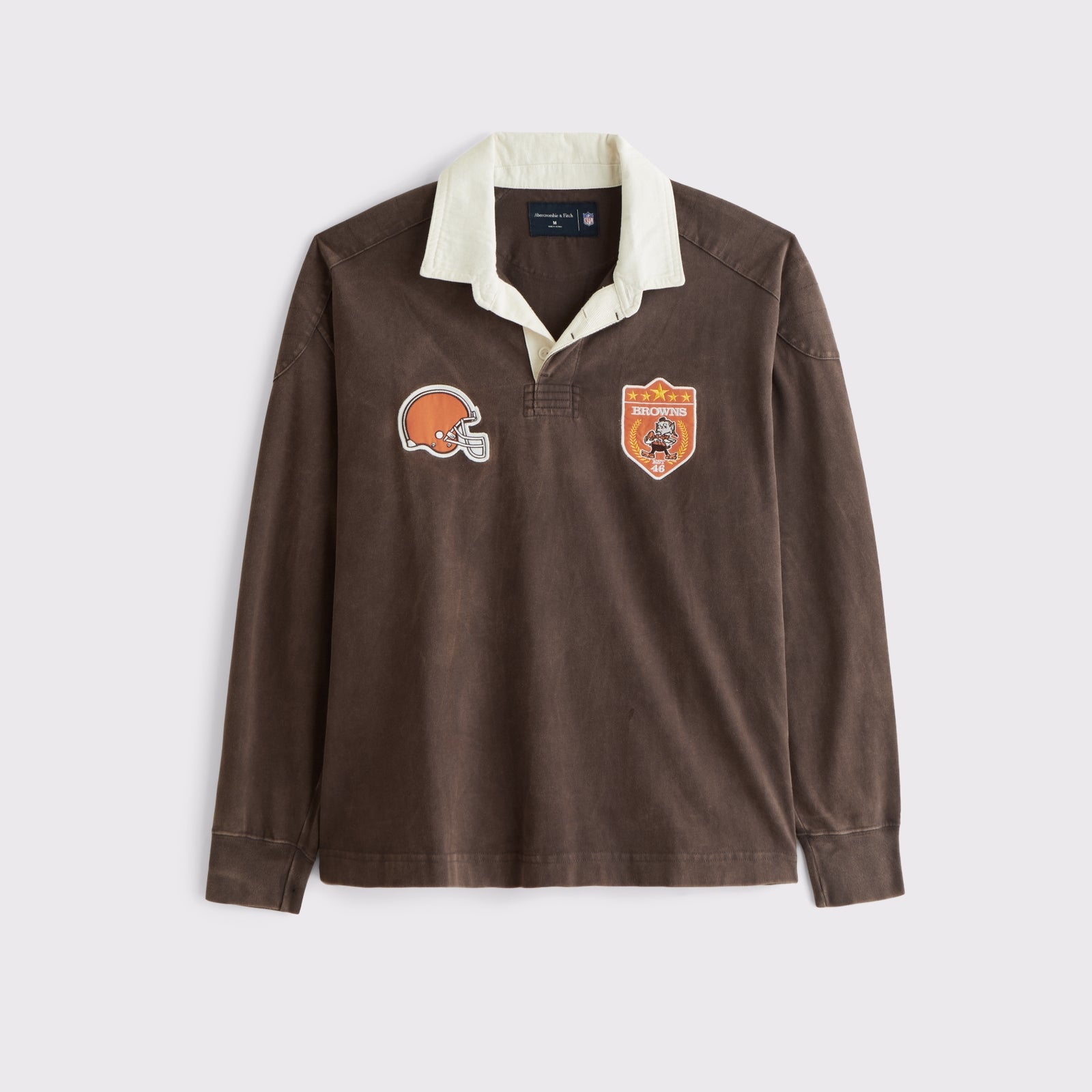 Abercrombie Seattle Seahawks Premium Heavyweight Rugby Polo
