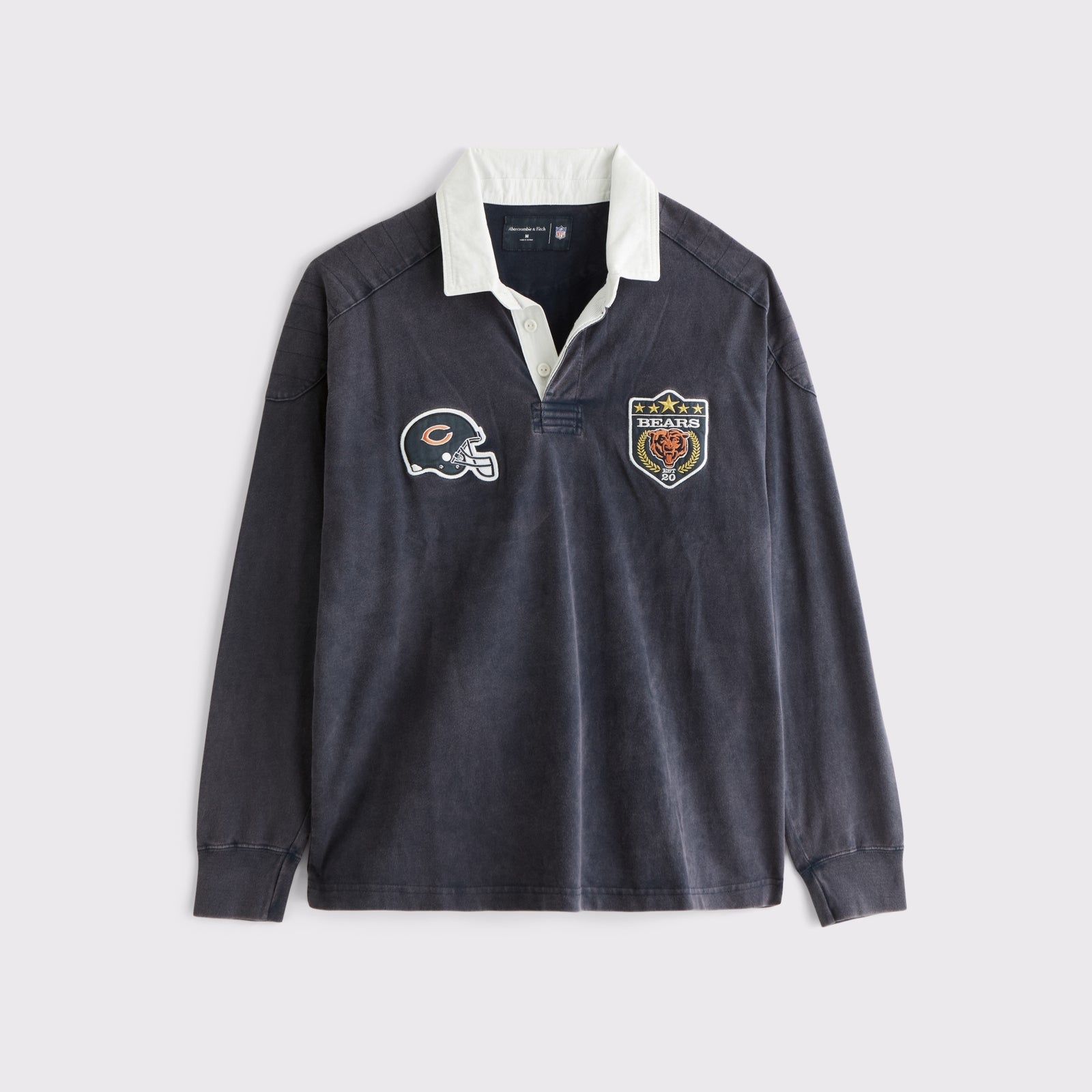 Abercrombie Seattle Seahawks Premium Heavyweight Rugby Polo