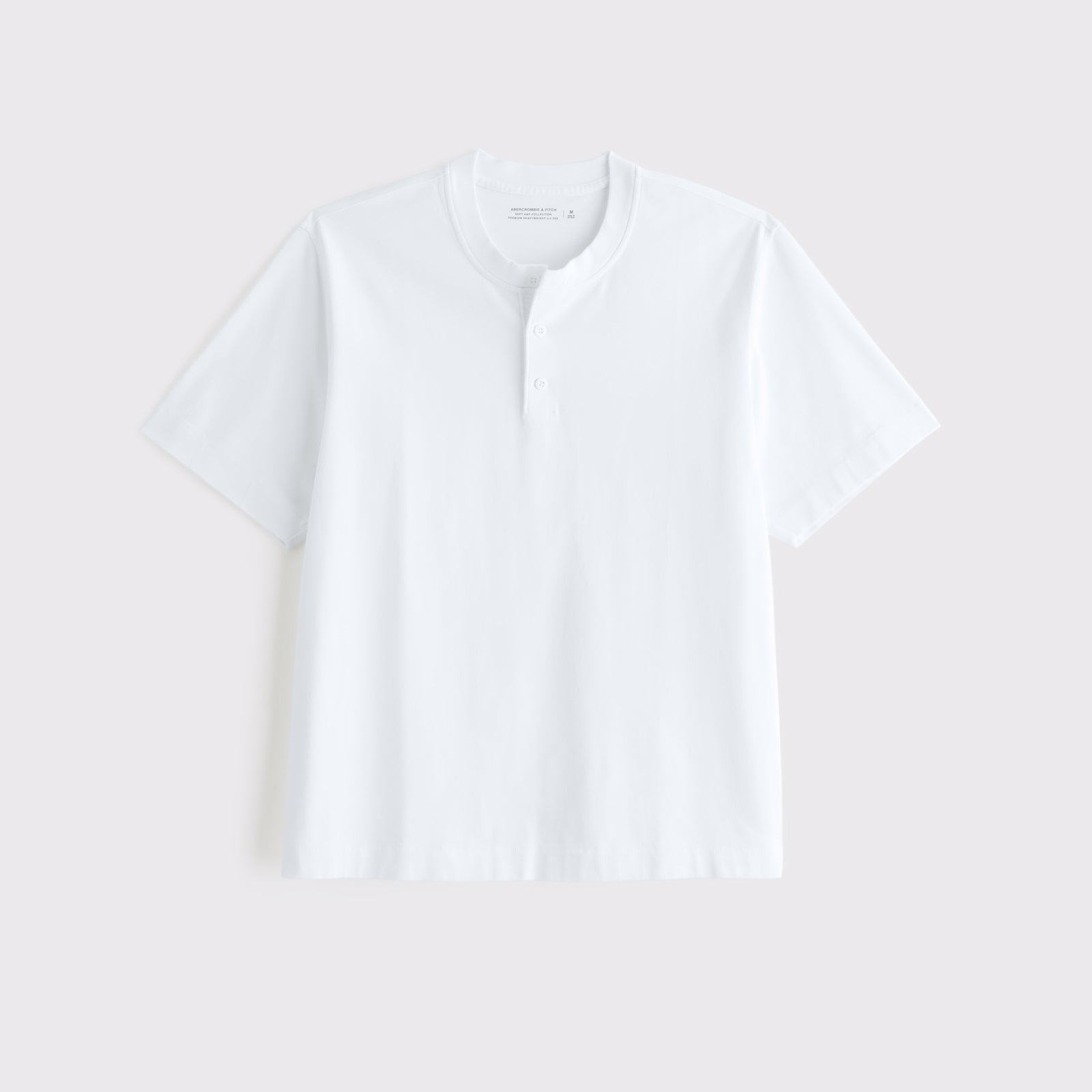 Abercrombie Short-Sleeve Premium Heavyweight 2.0 Henley