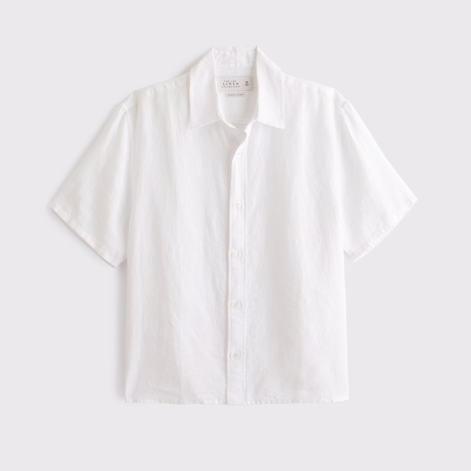Abercrombie 100% Linen Short-Sleeve Button-Up Shirt