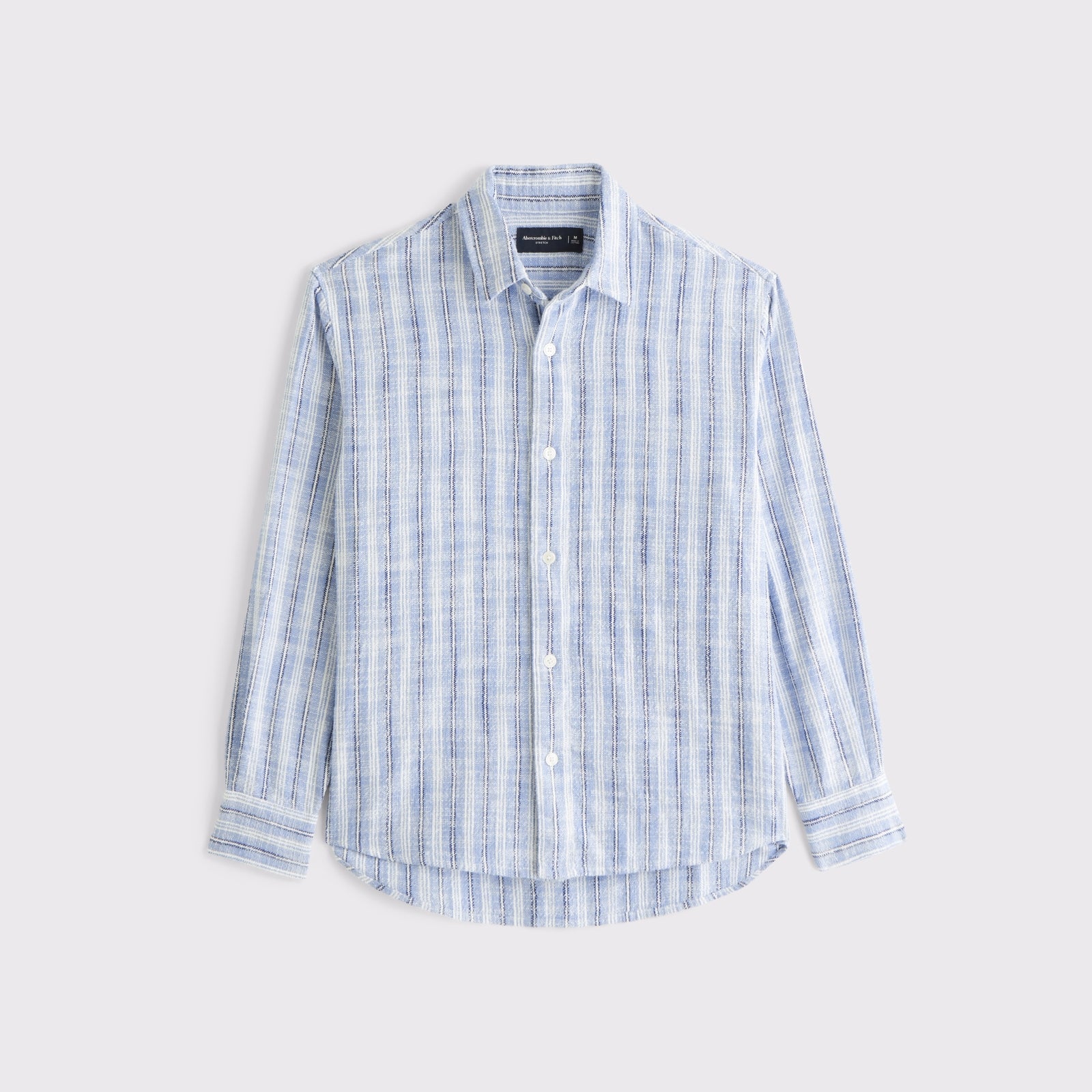Abercrombie 100% Cotton Slub Button-Up Shirt