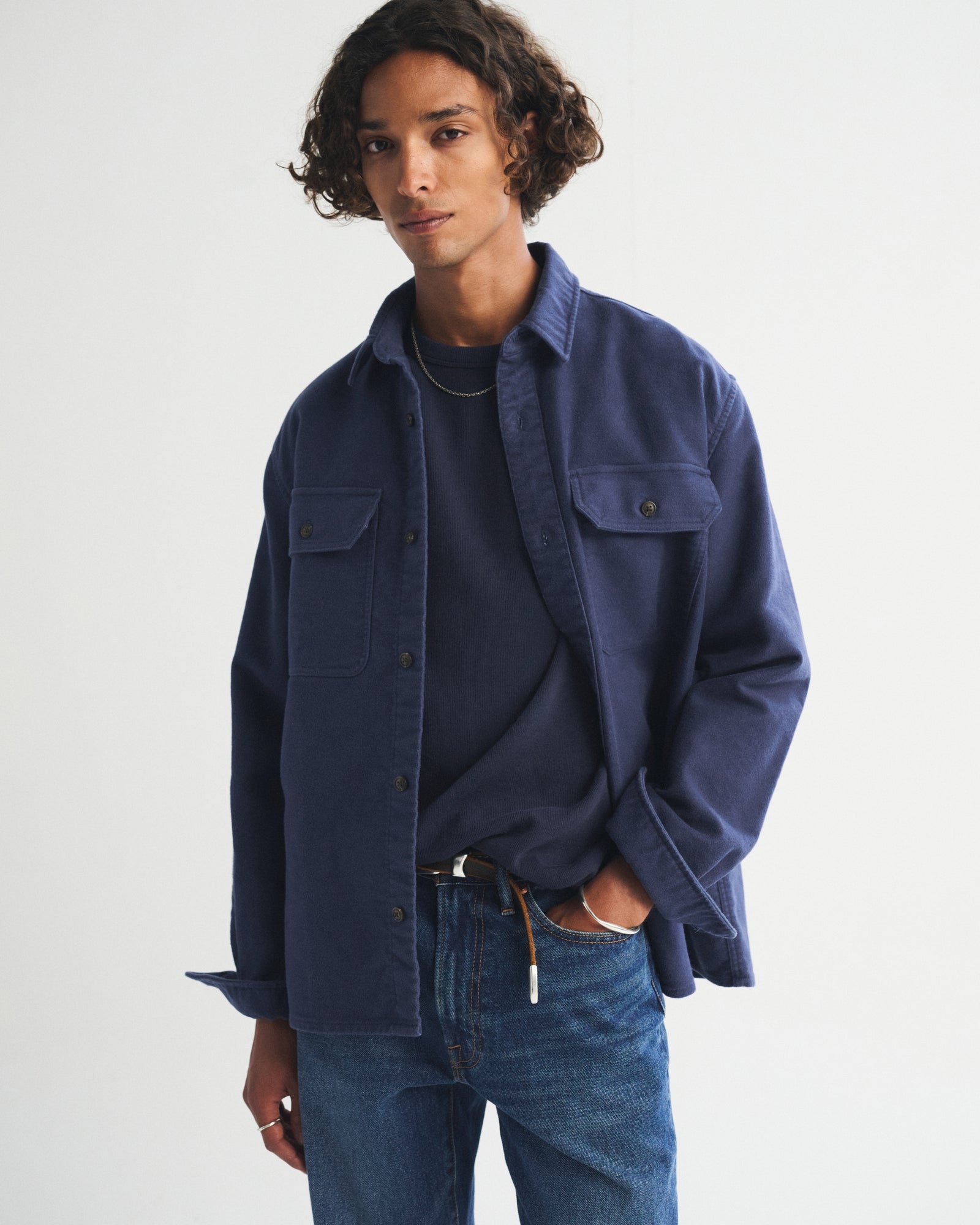 Abercrombie 100% Cotton Shirt Jacket