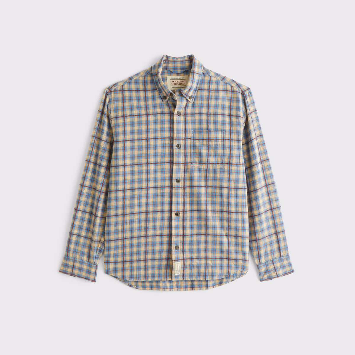 Abercrombie 100% Cotton Textured Flannel