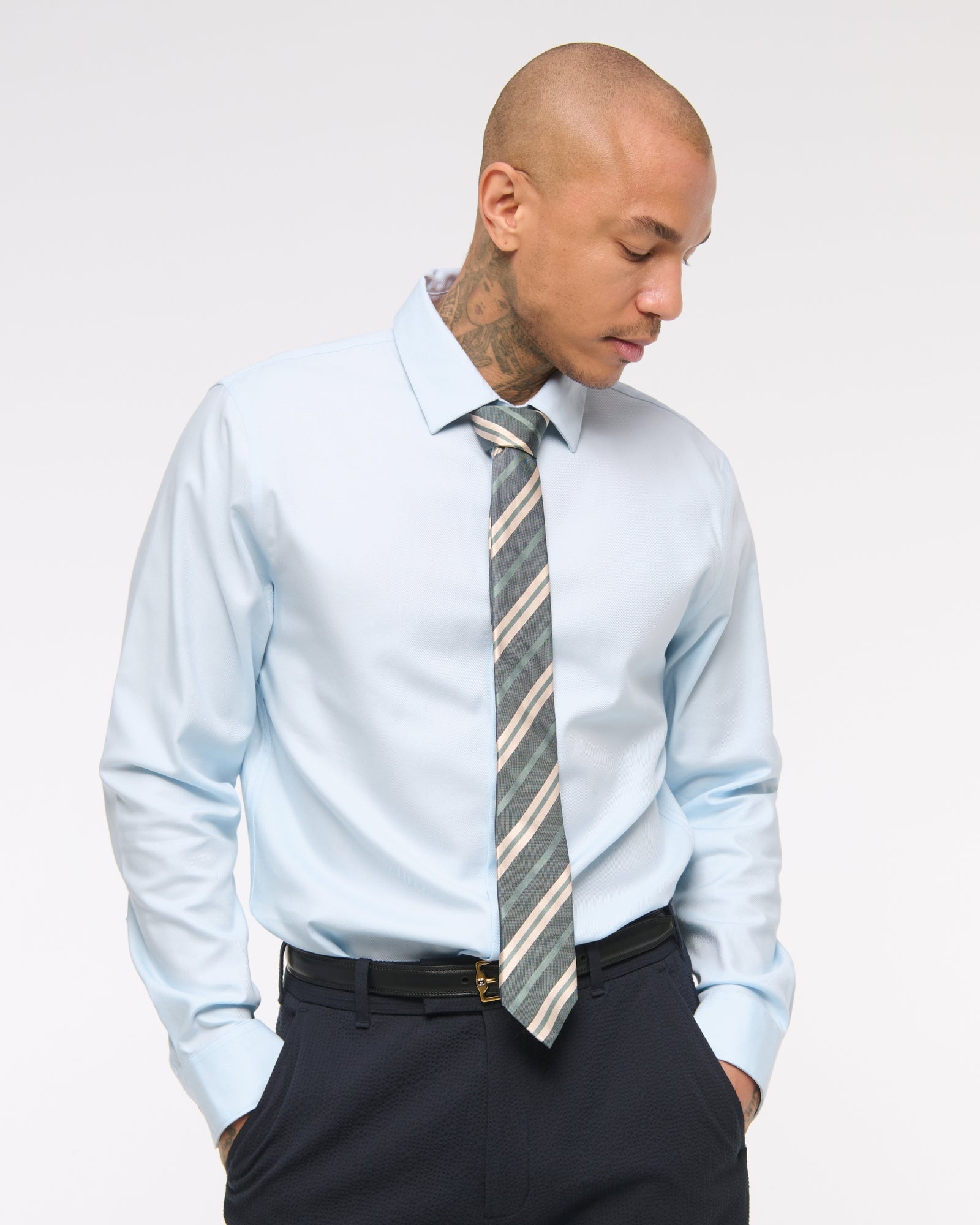 Abercrombie A&F Collins Slim Stretch Suiting Shirt