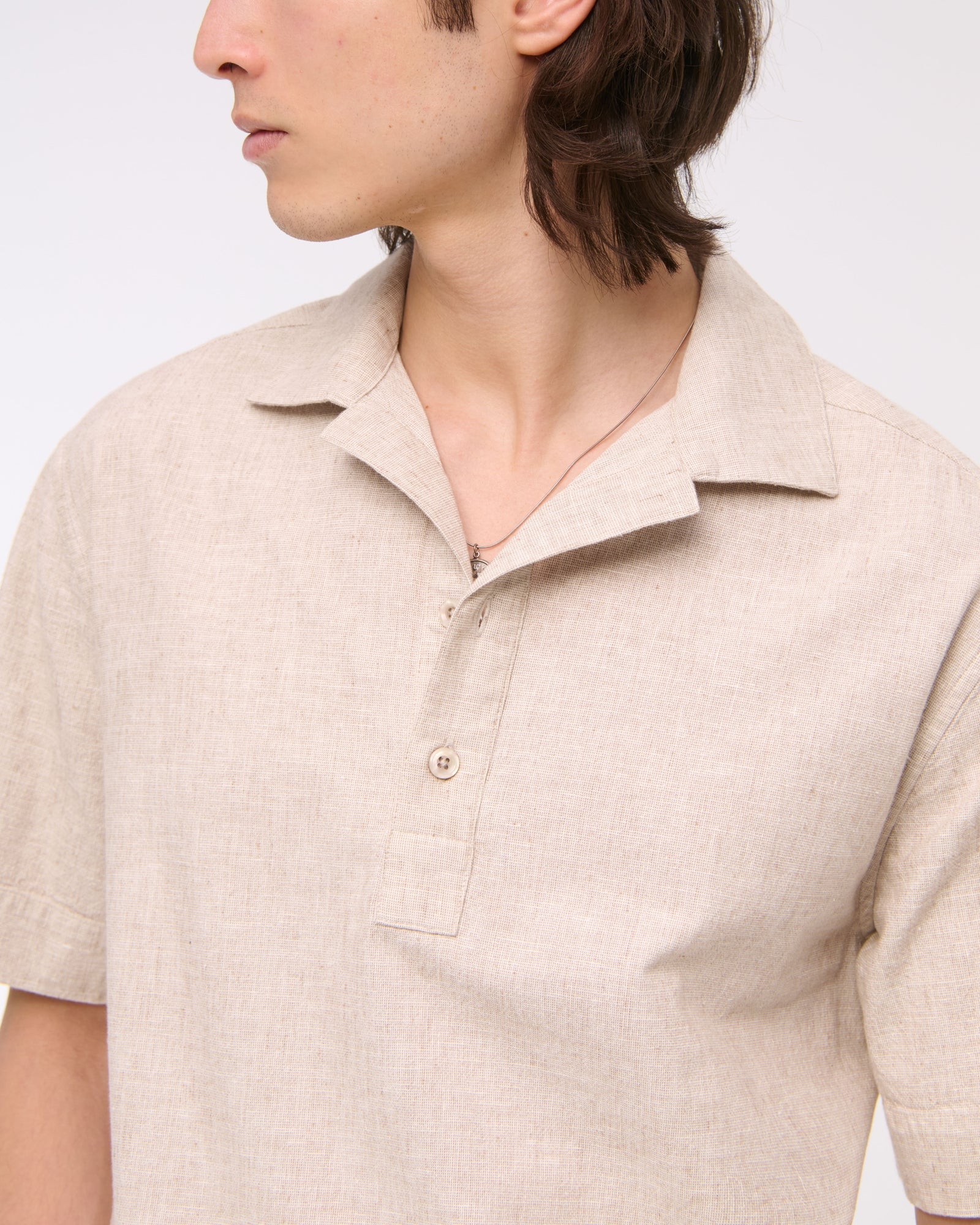 Abercrombie Summer Linen-Blend Popover
