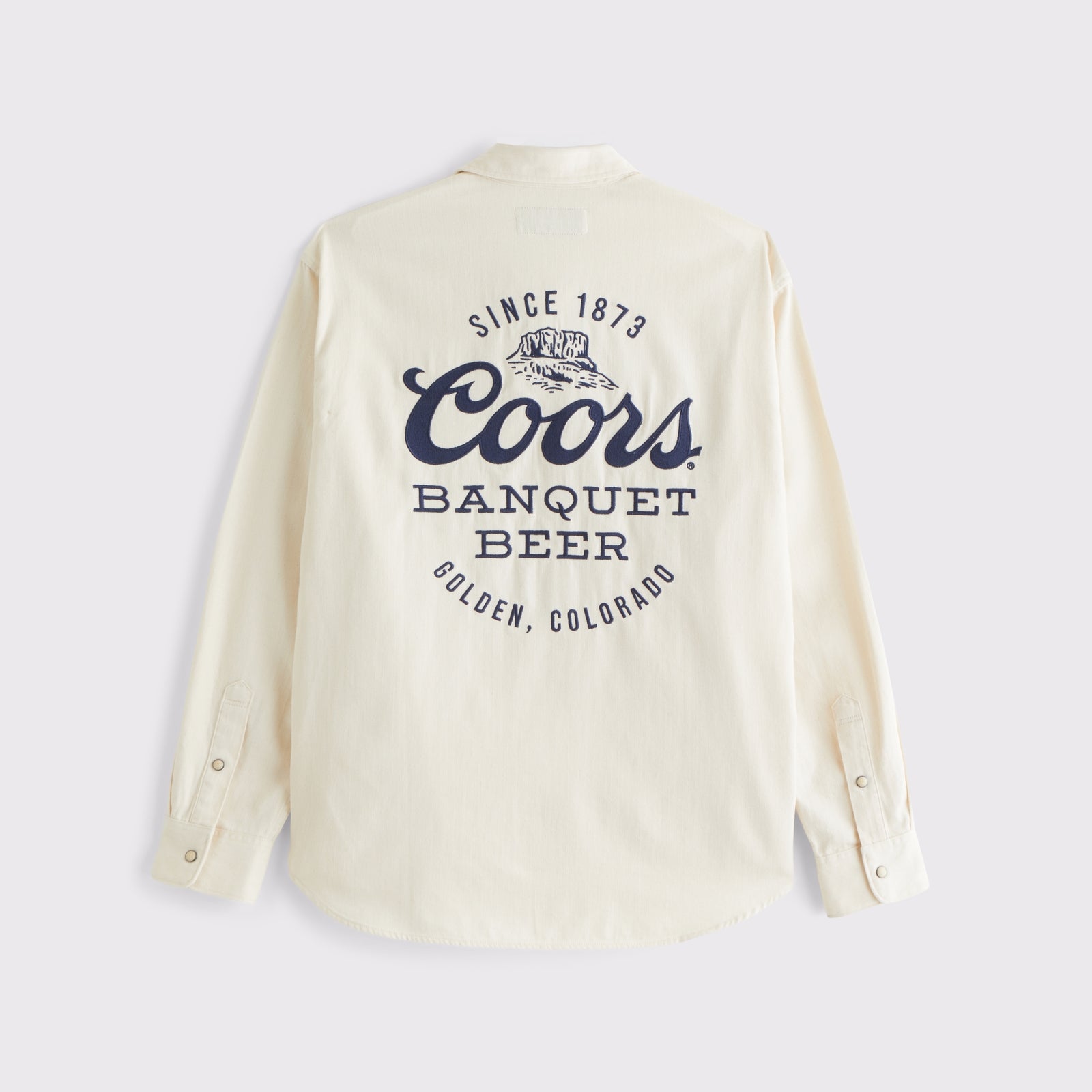 Abercrombie Twill Button-Up Shirt