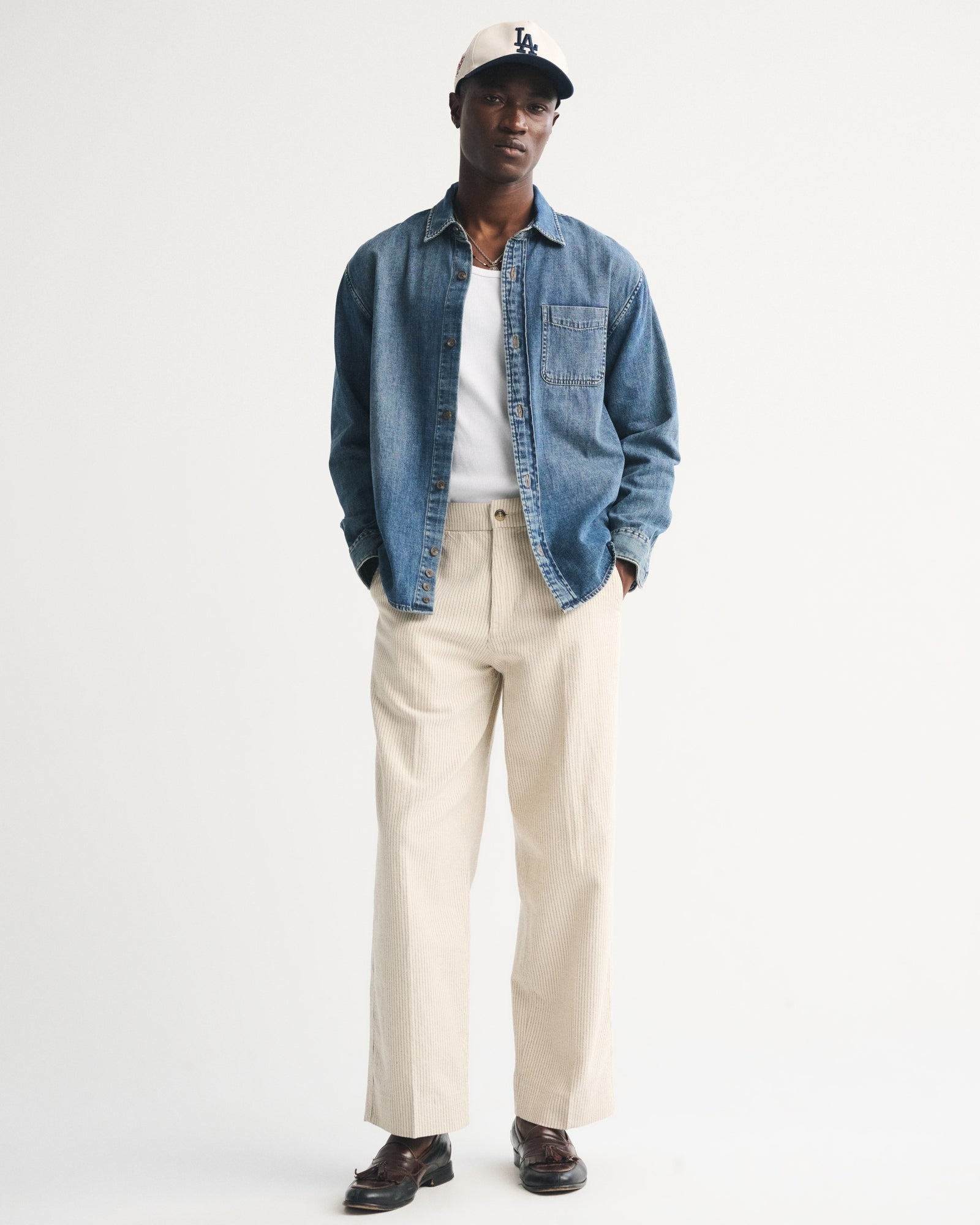 Abercrombie Denim Button-Up Shirt