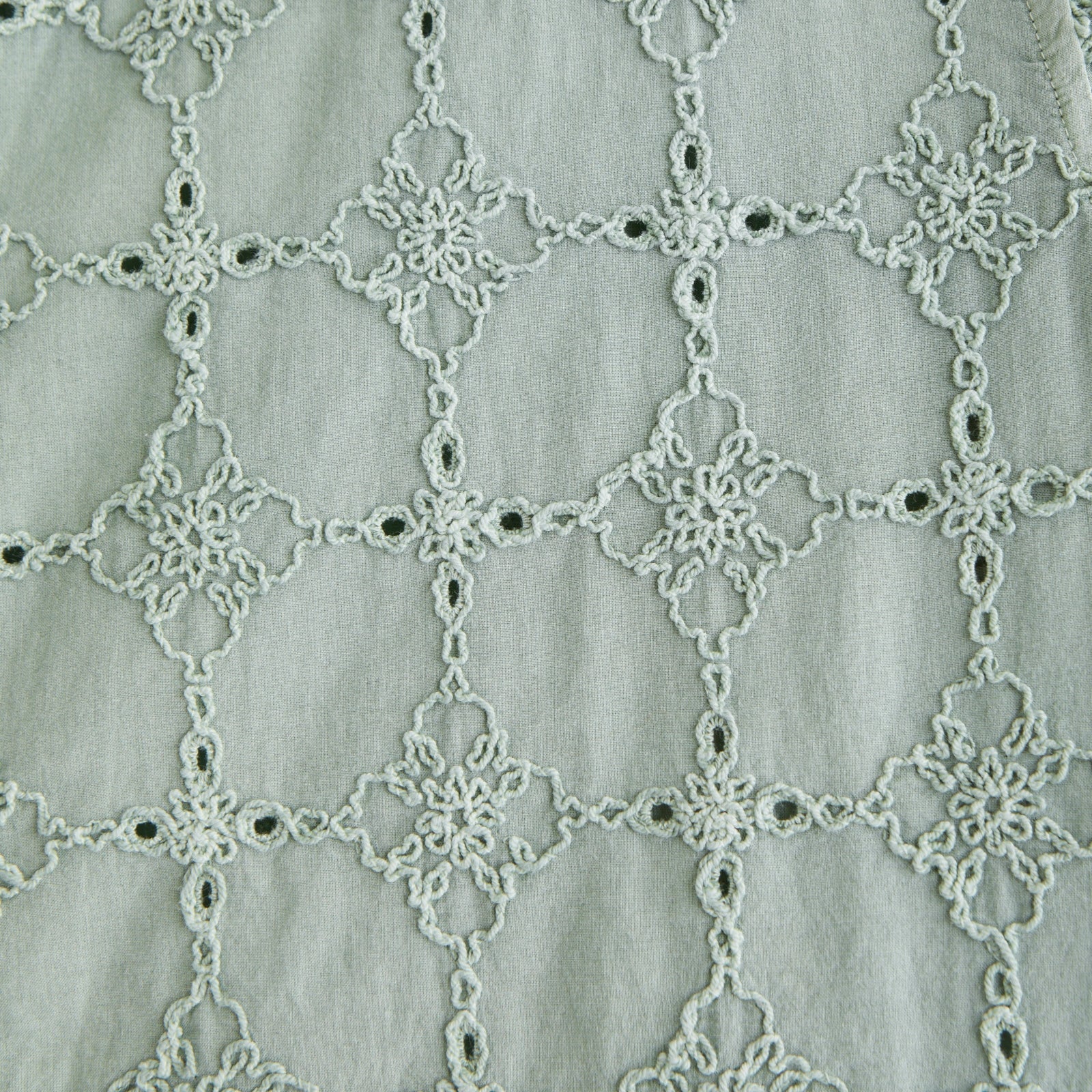 Abercrombie Embroidered Eyelet Shirt