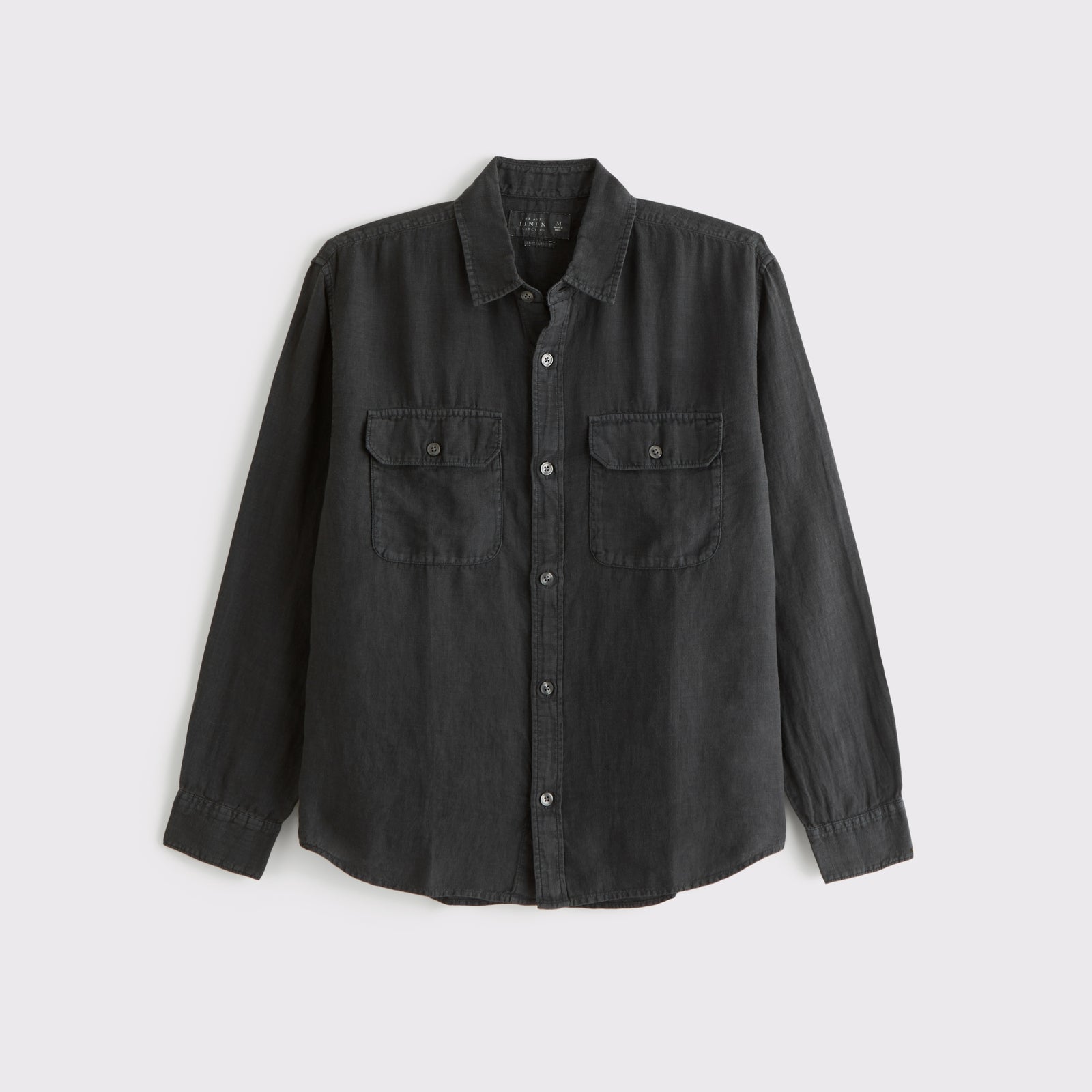 Abercrombie 100% Linen 2-Pocket Shirt