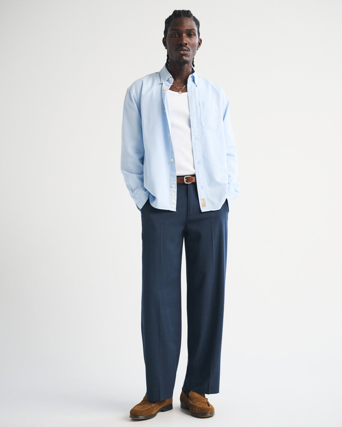 Abercrombie Twill Button-Up Shirt