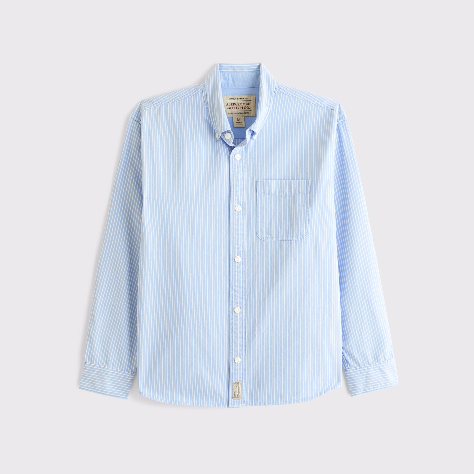 Abercrombie Twill Button-Up Shirt