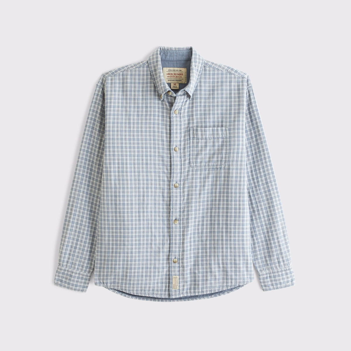 Abercrombie Double Cloth Plaid Shirt
