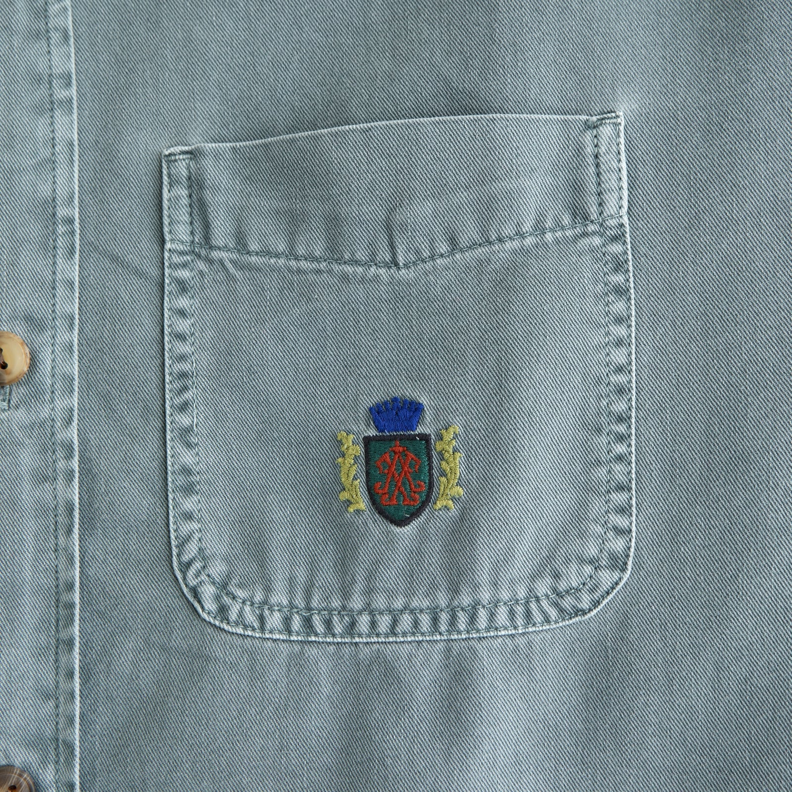 Abercrombie Twill Button-Up Shirt