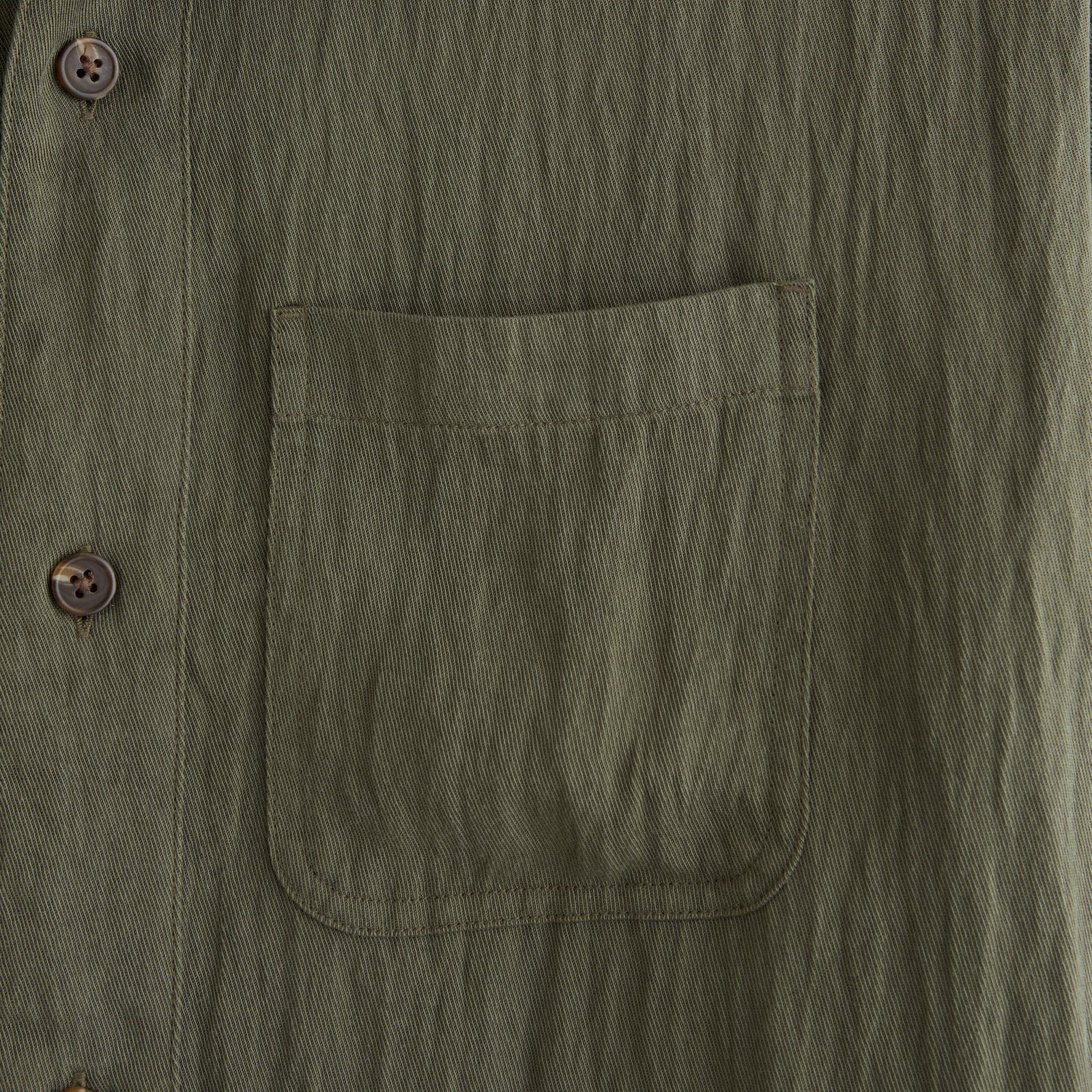 Abercrombie Lyocell-Blend Button-Up Shirt