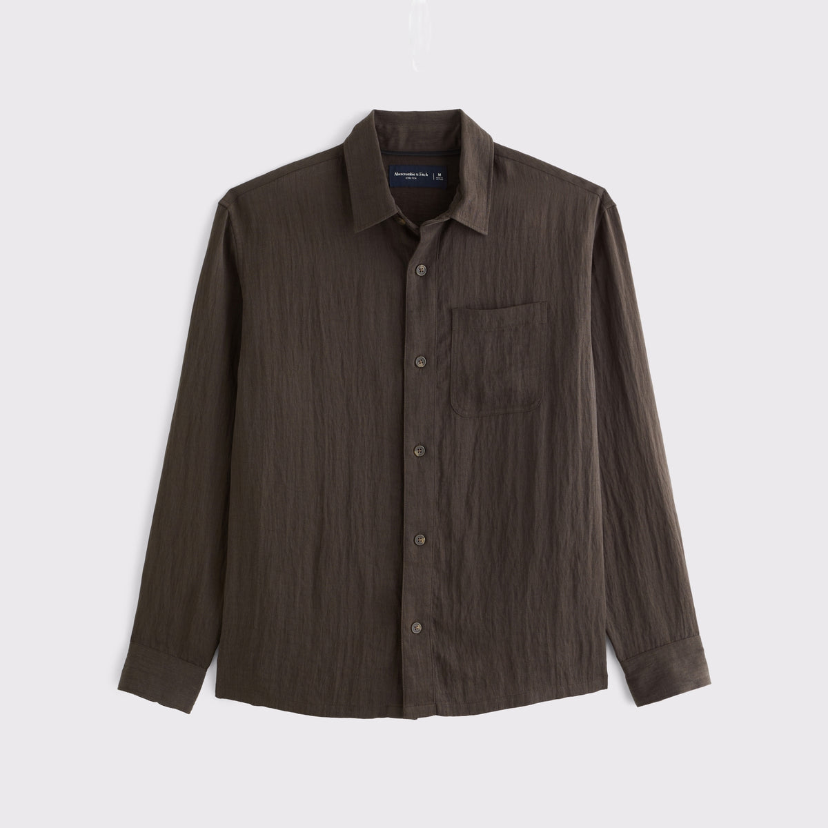 Abercrombie Lyocell-Blend Button-Up Shirt