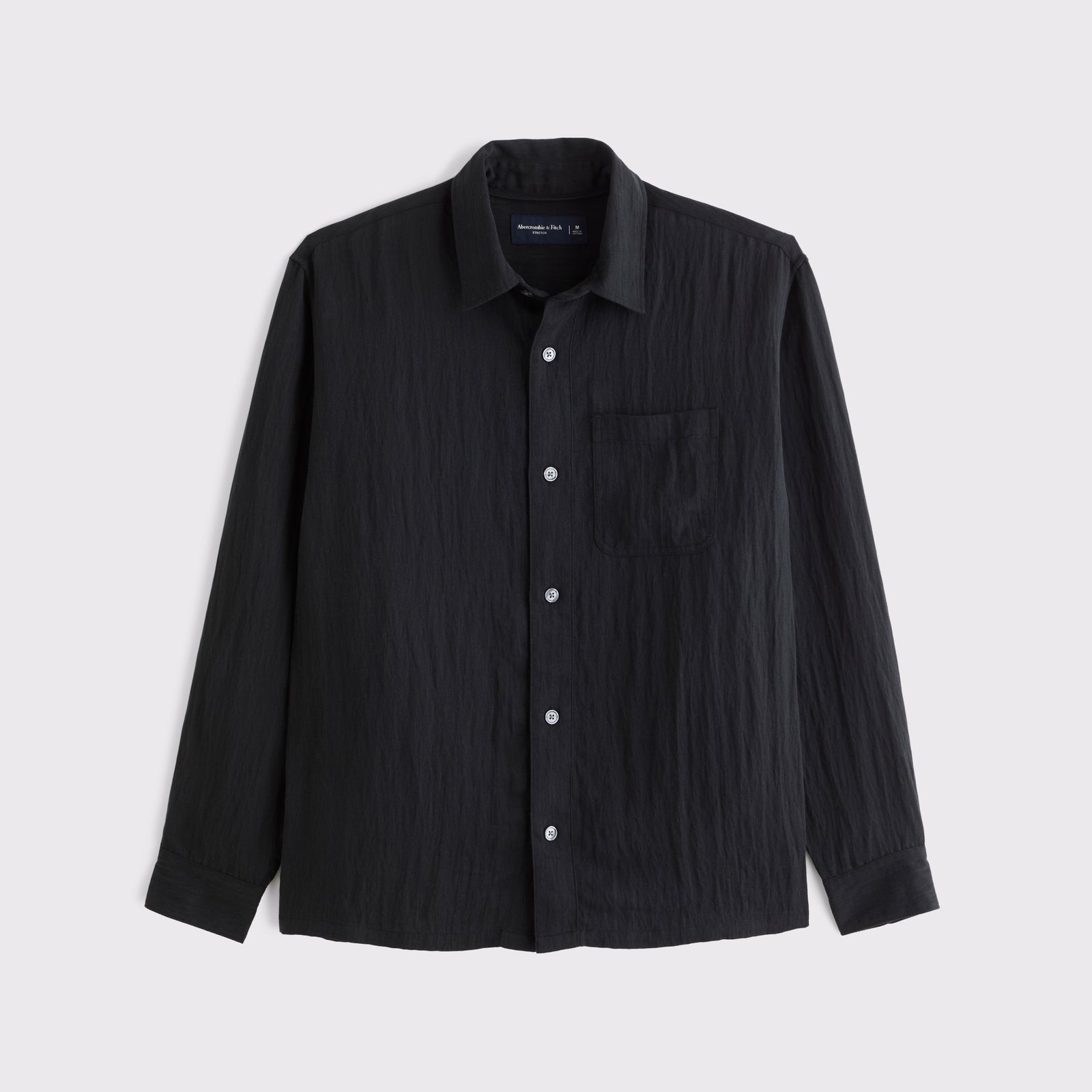 Abercrombie Lyocell-Blend Button-Up Shirt