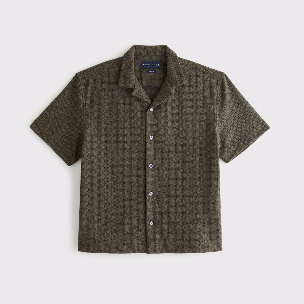 Abercrombie Boxy Button-Up Lace Shirt