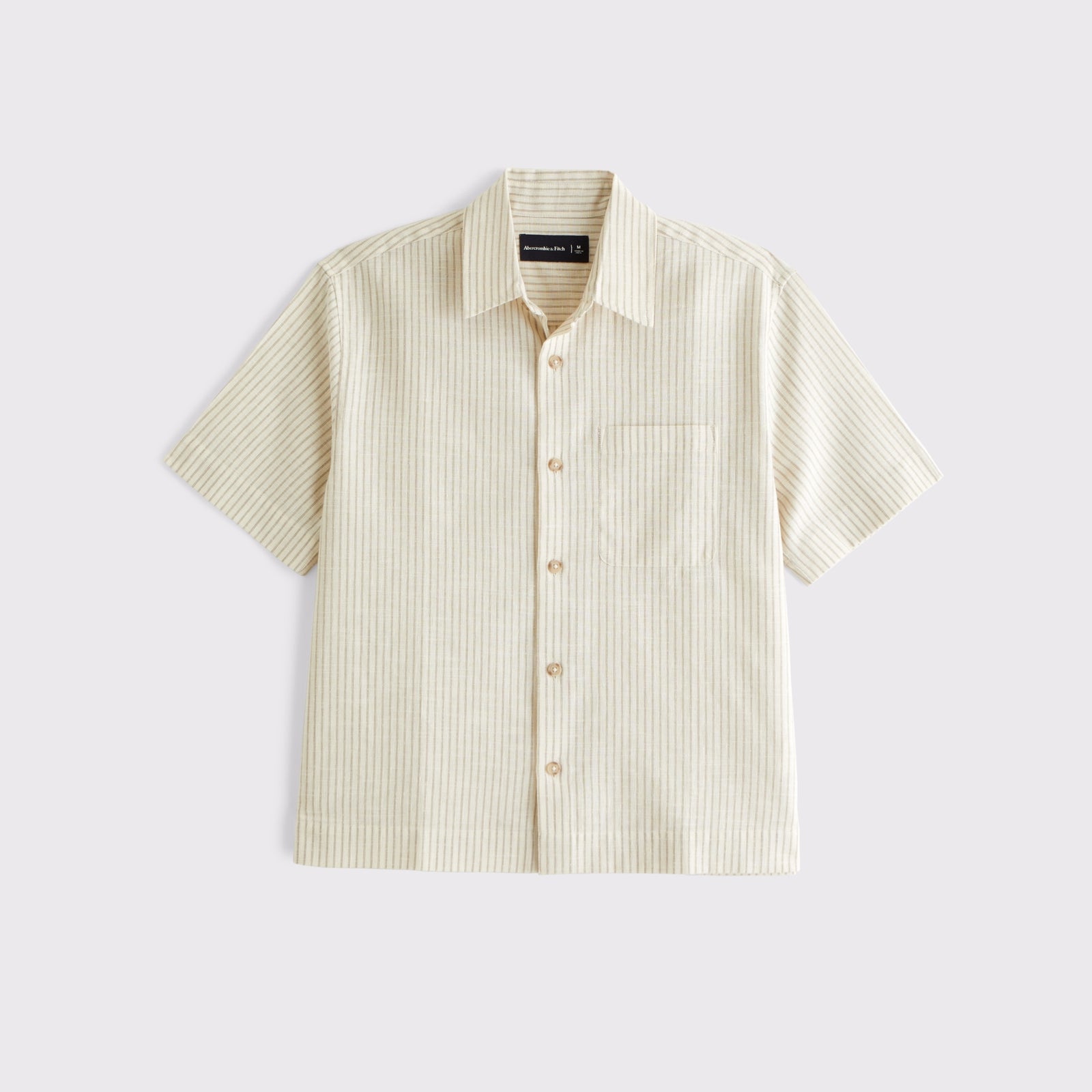Abercrombie Point Collar Button-Up Shirt