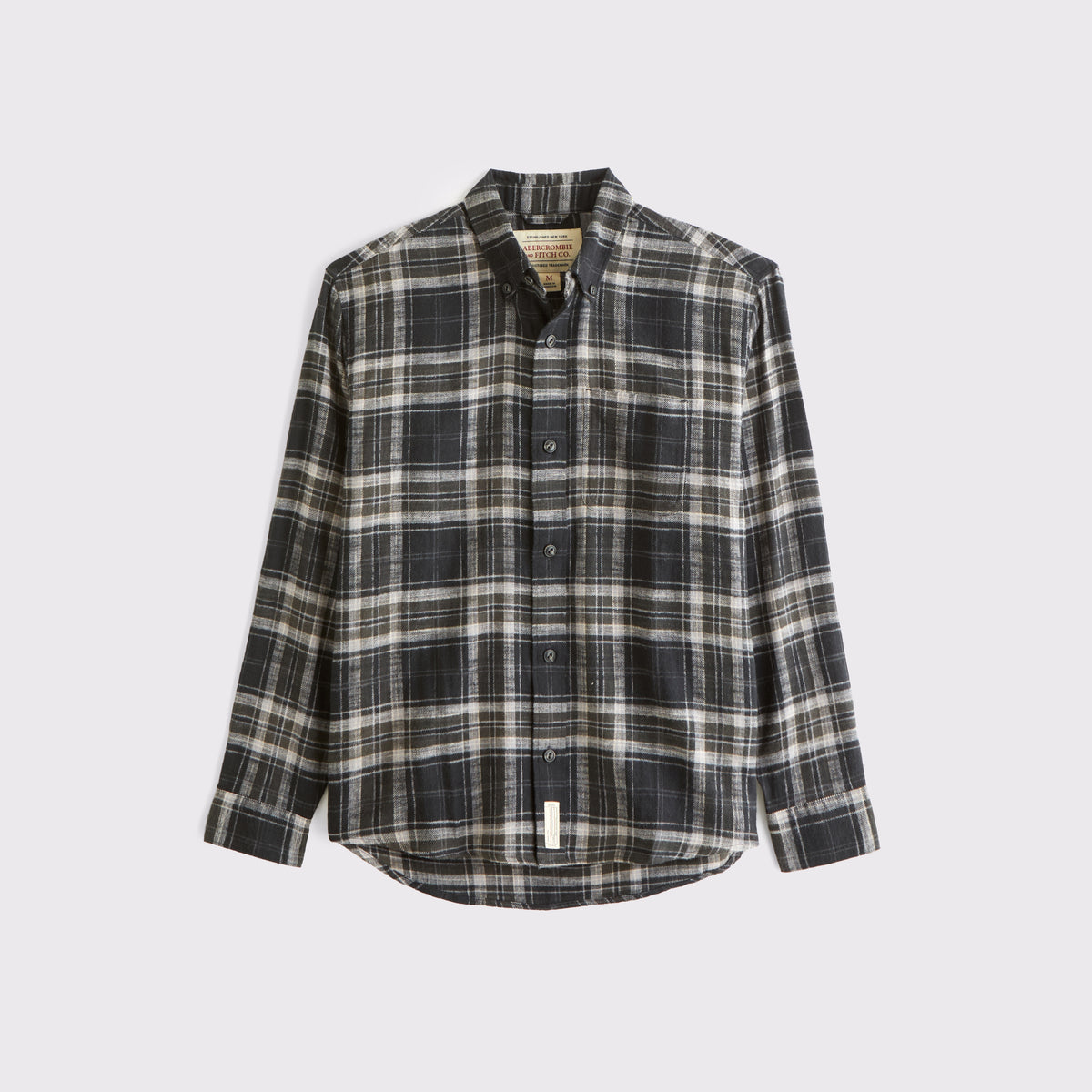Abercrombie 100% Cotton Vintage-Inspired Flannel Shirt