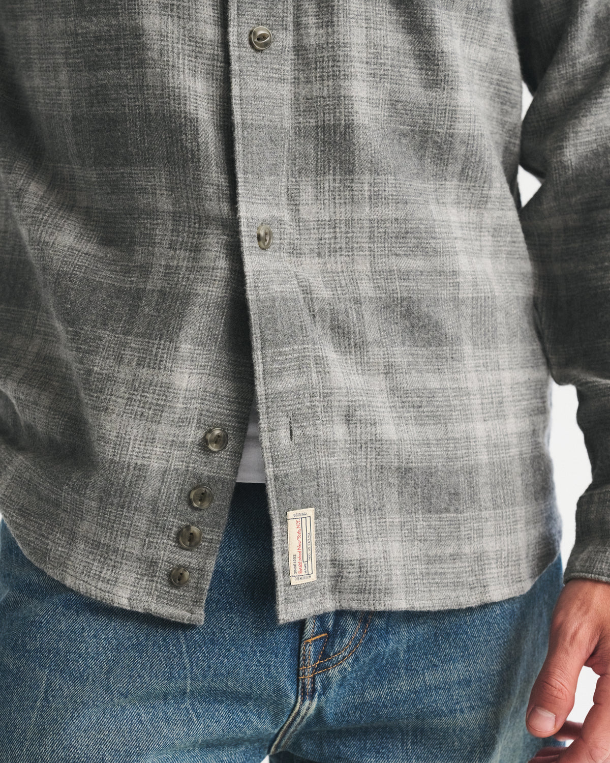 Abercrombie 100% Cotton Vintage-Inspired Flannel Shirt
