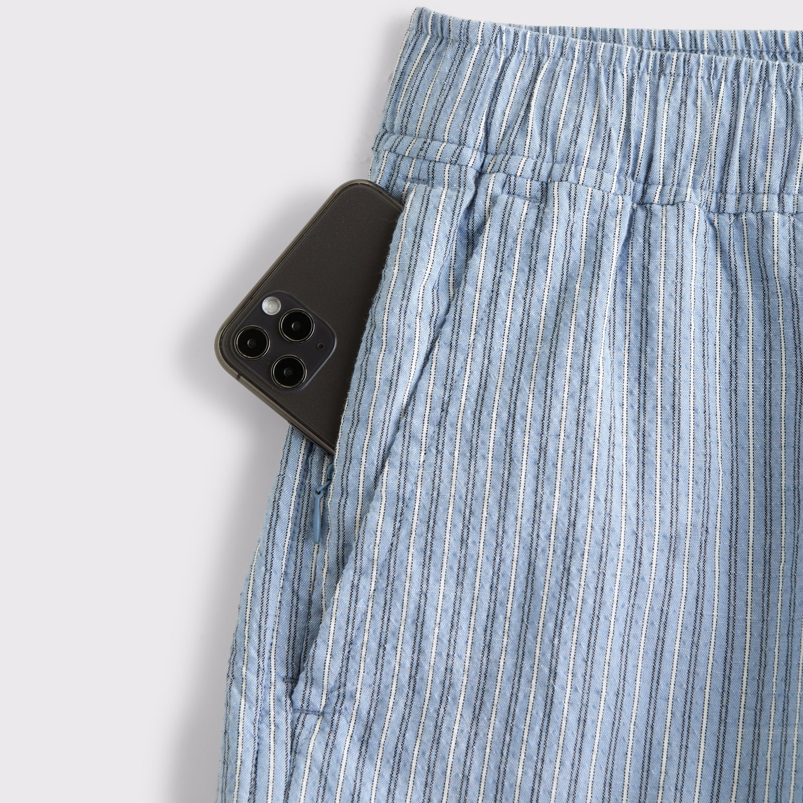 Abercrombie Seersucker Pull-On Short